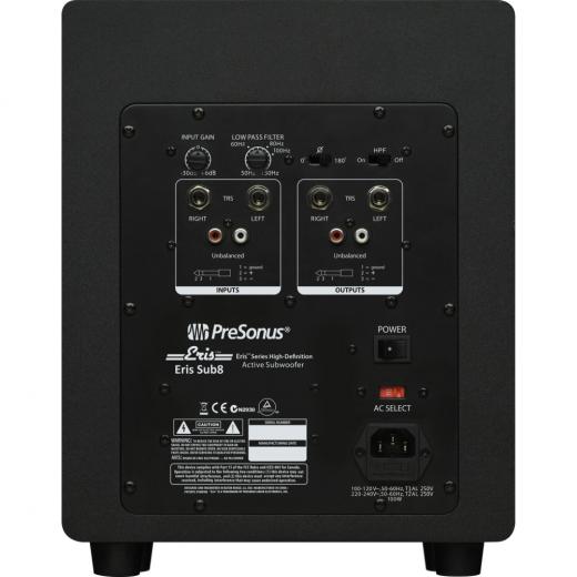 Presonus ERISSUB8 Monitor Subwoofer de Estudio 8" BT