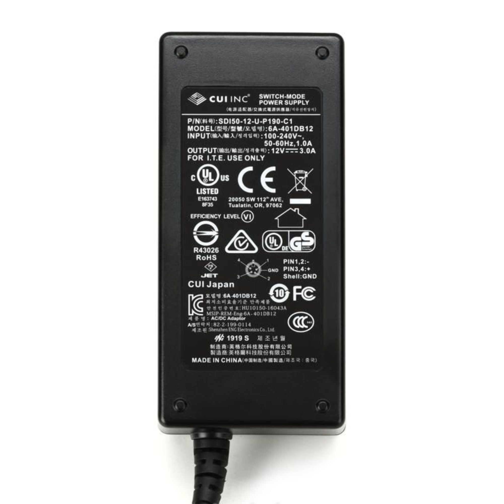 Universal Audio Fuente de Poder para UAD Satellite