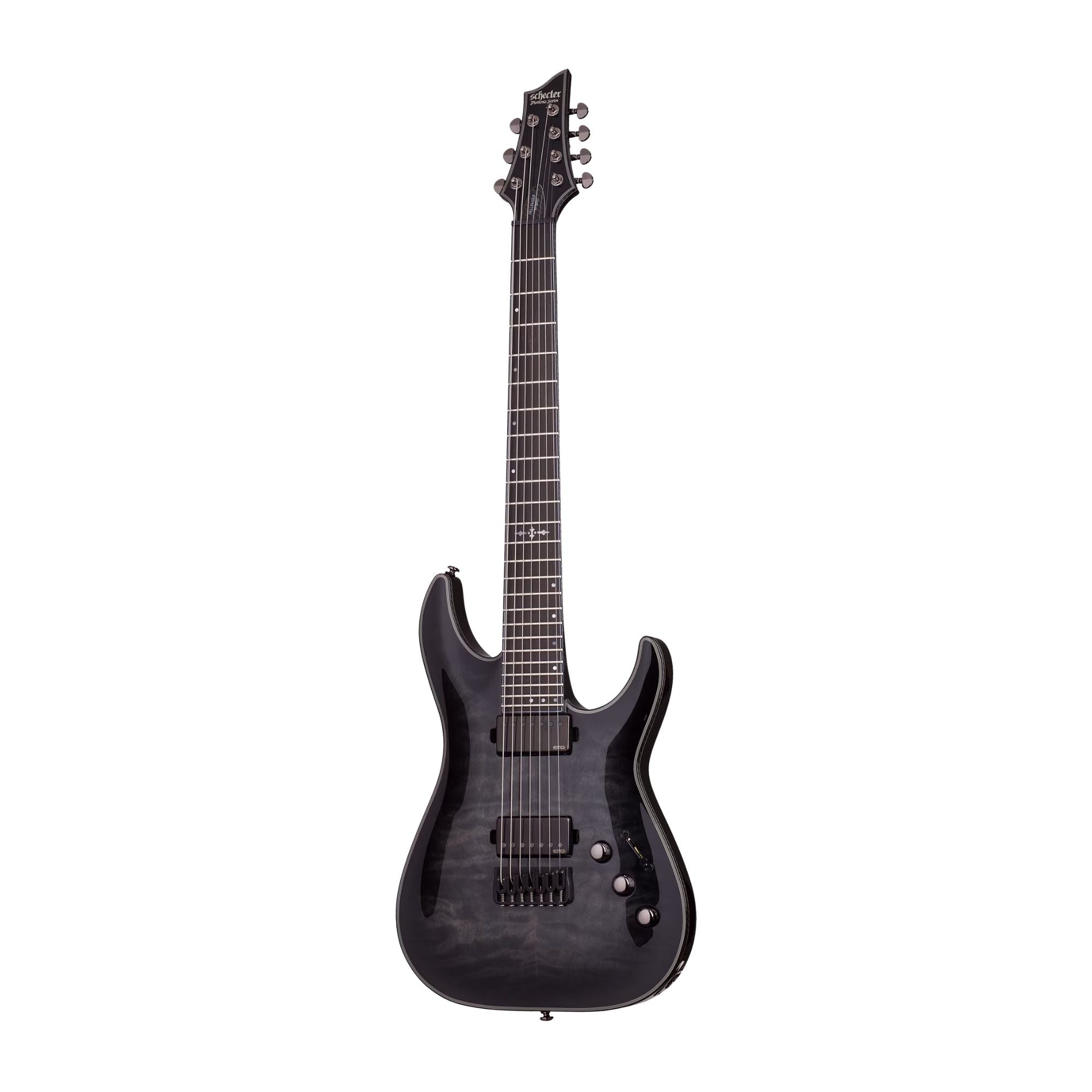 Schecter Hellraiser Hybrid C-7 Trans Black Burst Guitarra Eléctrica