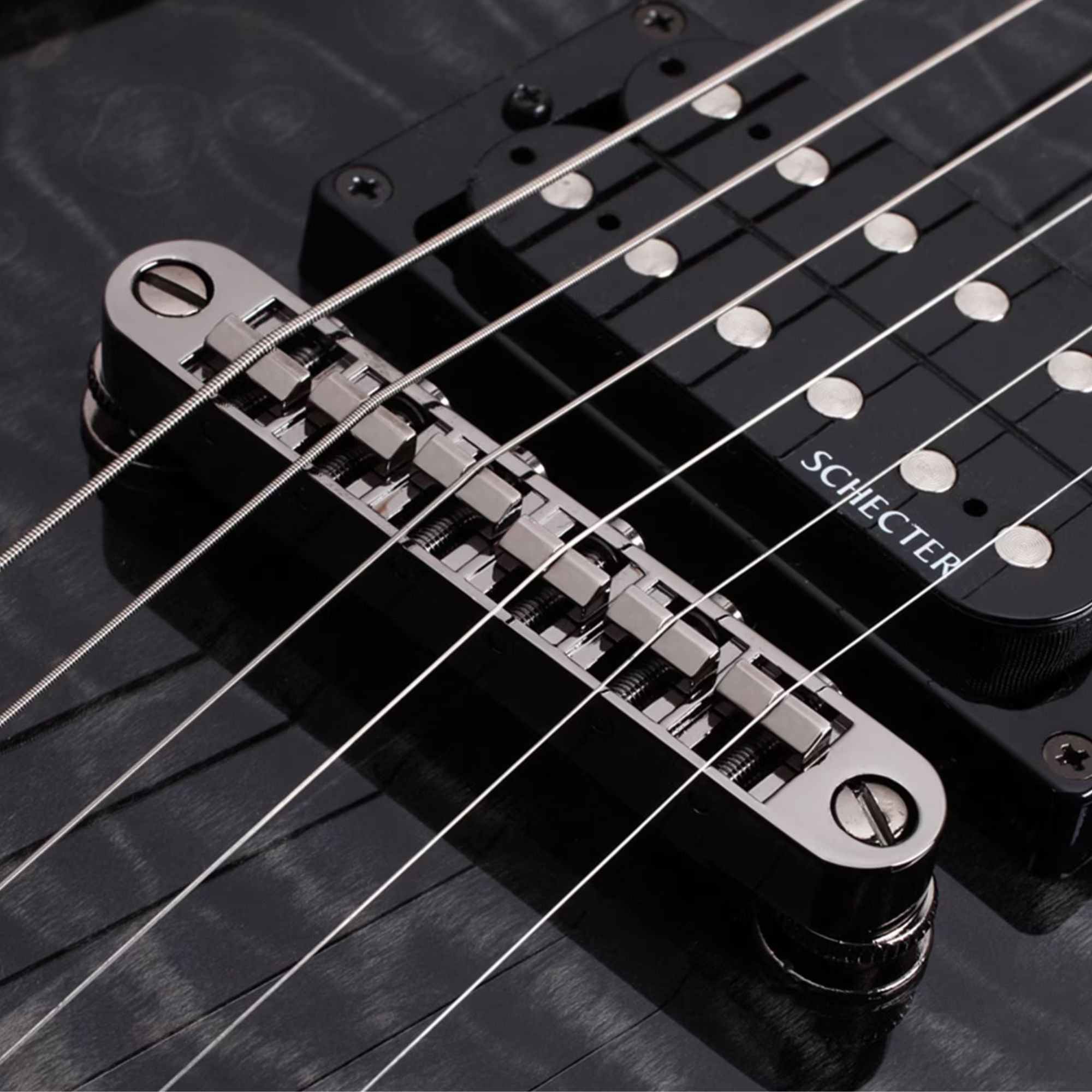 Schecter Omen Extreme-6 See-Thru Black Guitarra Eléctrica