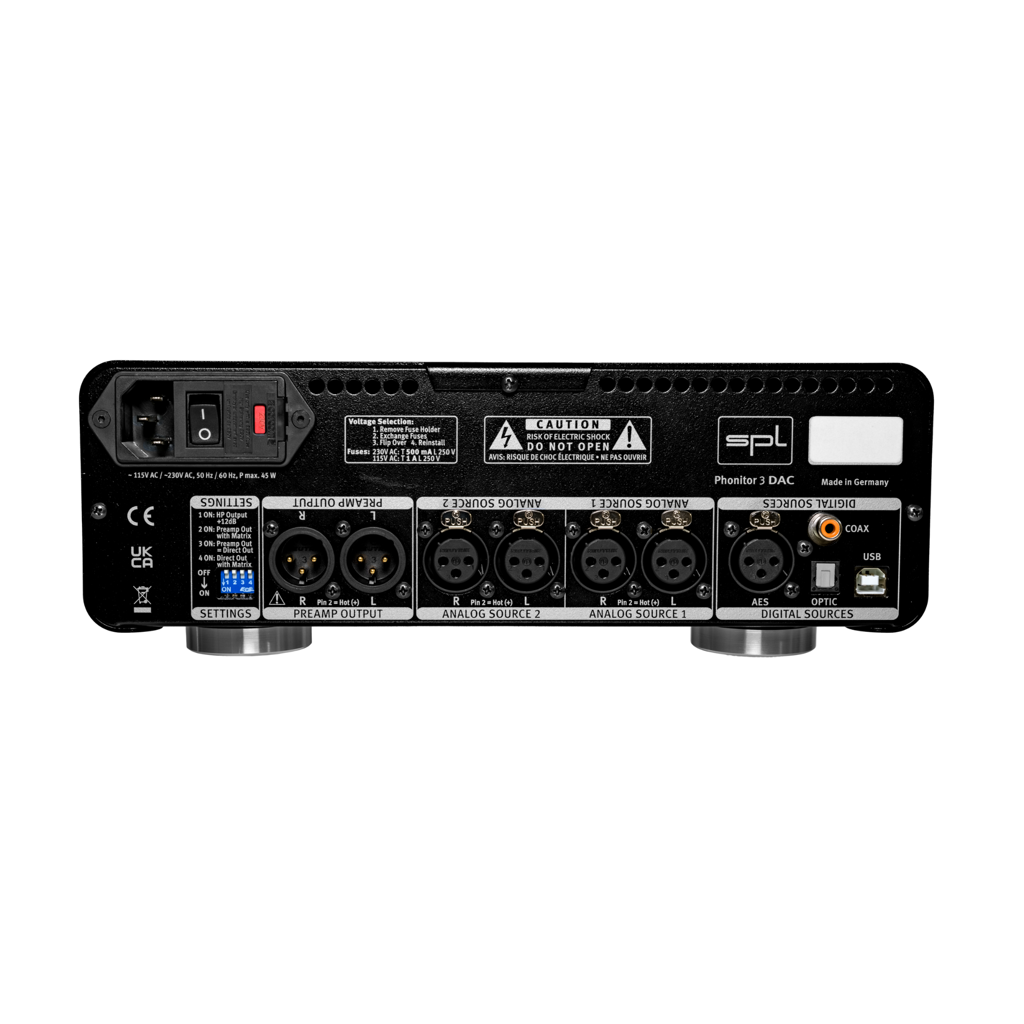 SPL PHONITOR 3 Amplificador de Audifonos con Matrix Crossfeed