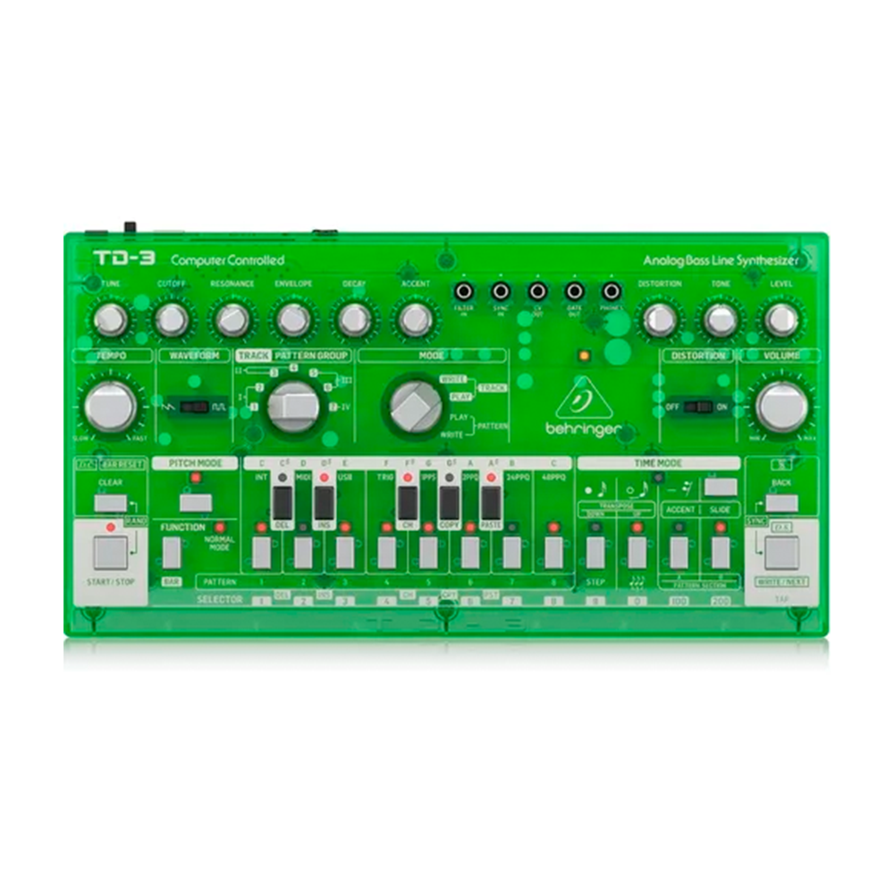 Behringer TD3LM Sintetizador Análogo Bass Line Verde