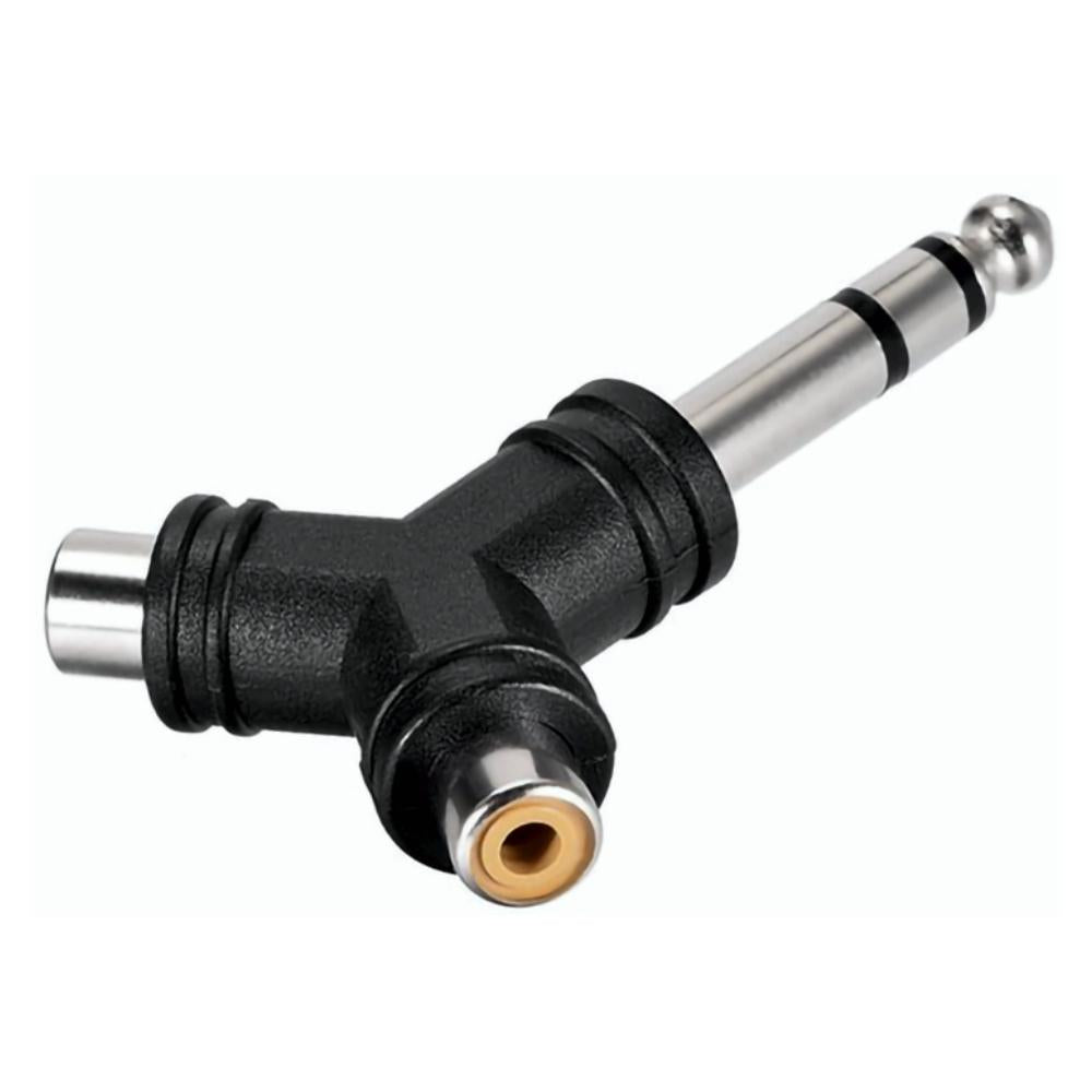 Accuracy Pro Audio ADT121 Adaptador 6.3mm TRS a 2 RCA Hembra