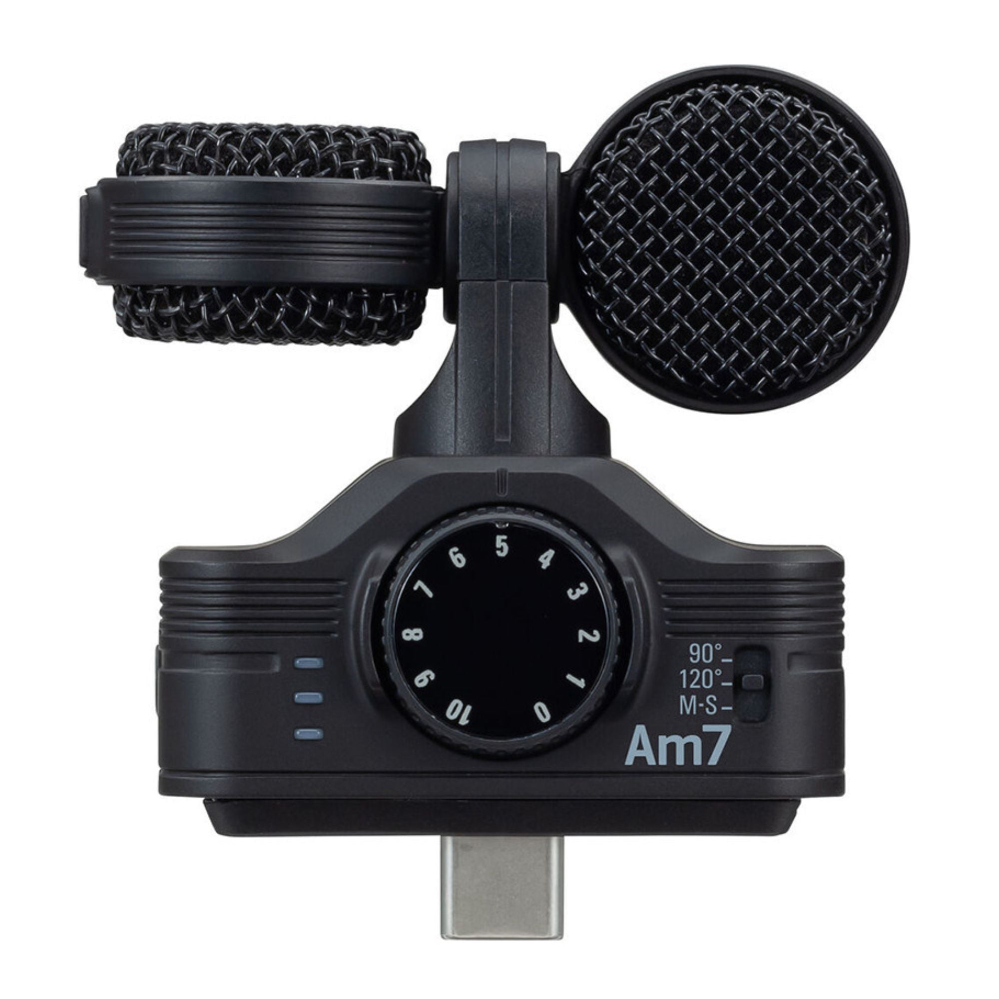 Zoom AM7 Micrófono Estéreo Mid-Side Para Dispositivos Android con Conector USB-C