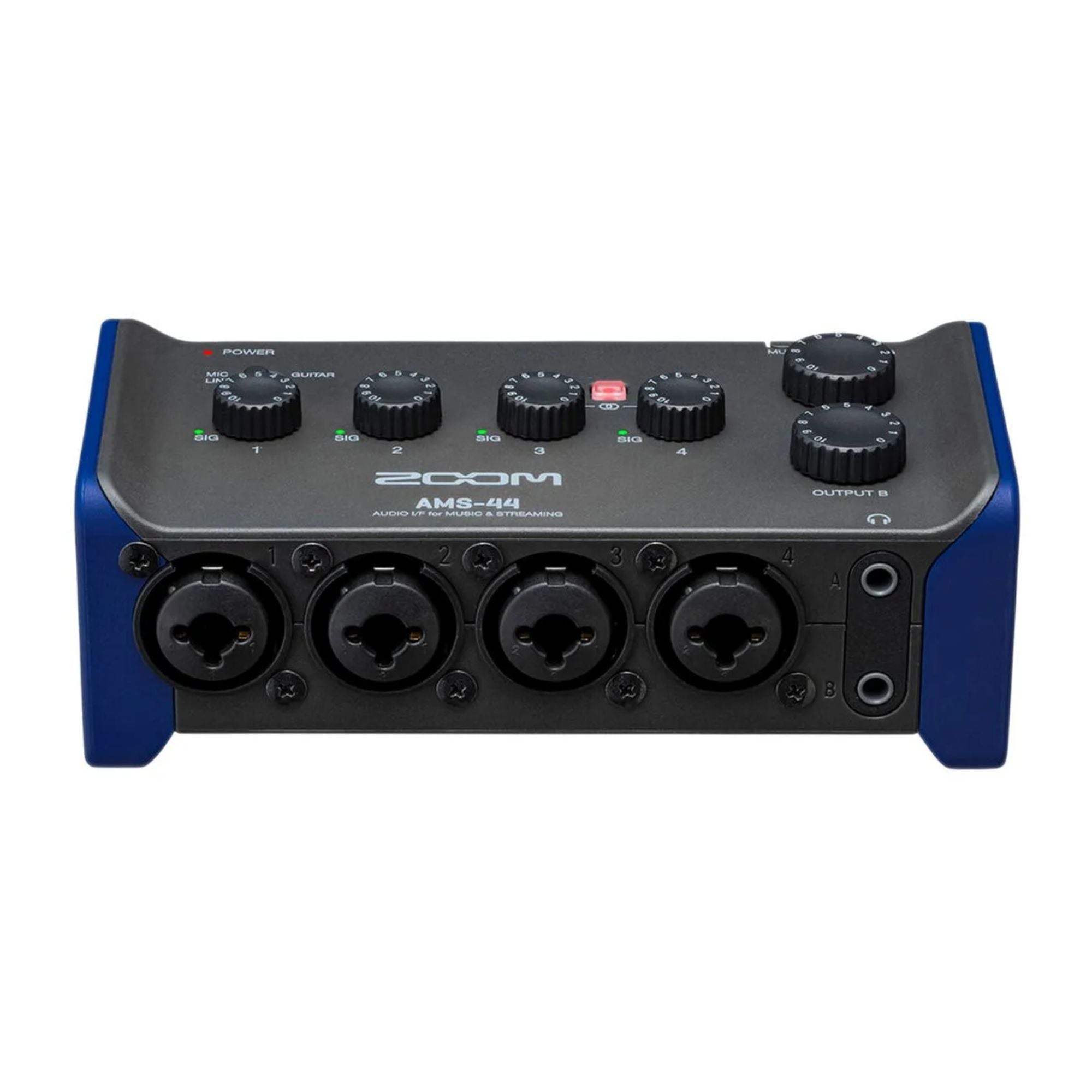 Zoom AMS-44 4×2 USB Interfaz de Audio Para Streaming y Músicos