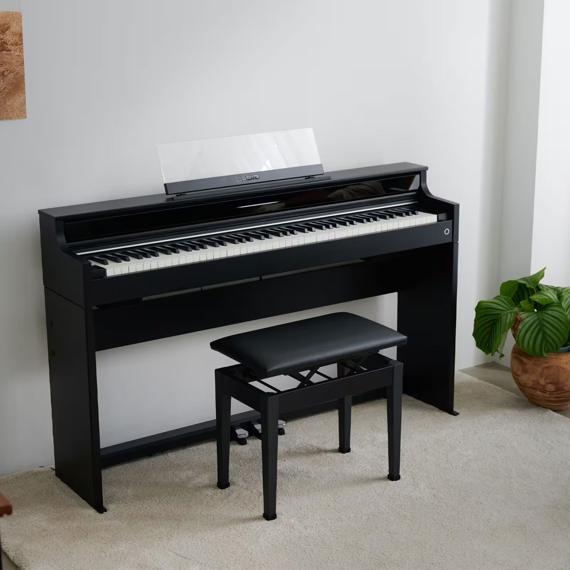 Casio AP-S450BK Piano Digital Celviano Negro 88 Teclas con Mueble y Banquillo