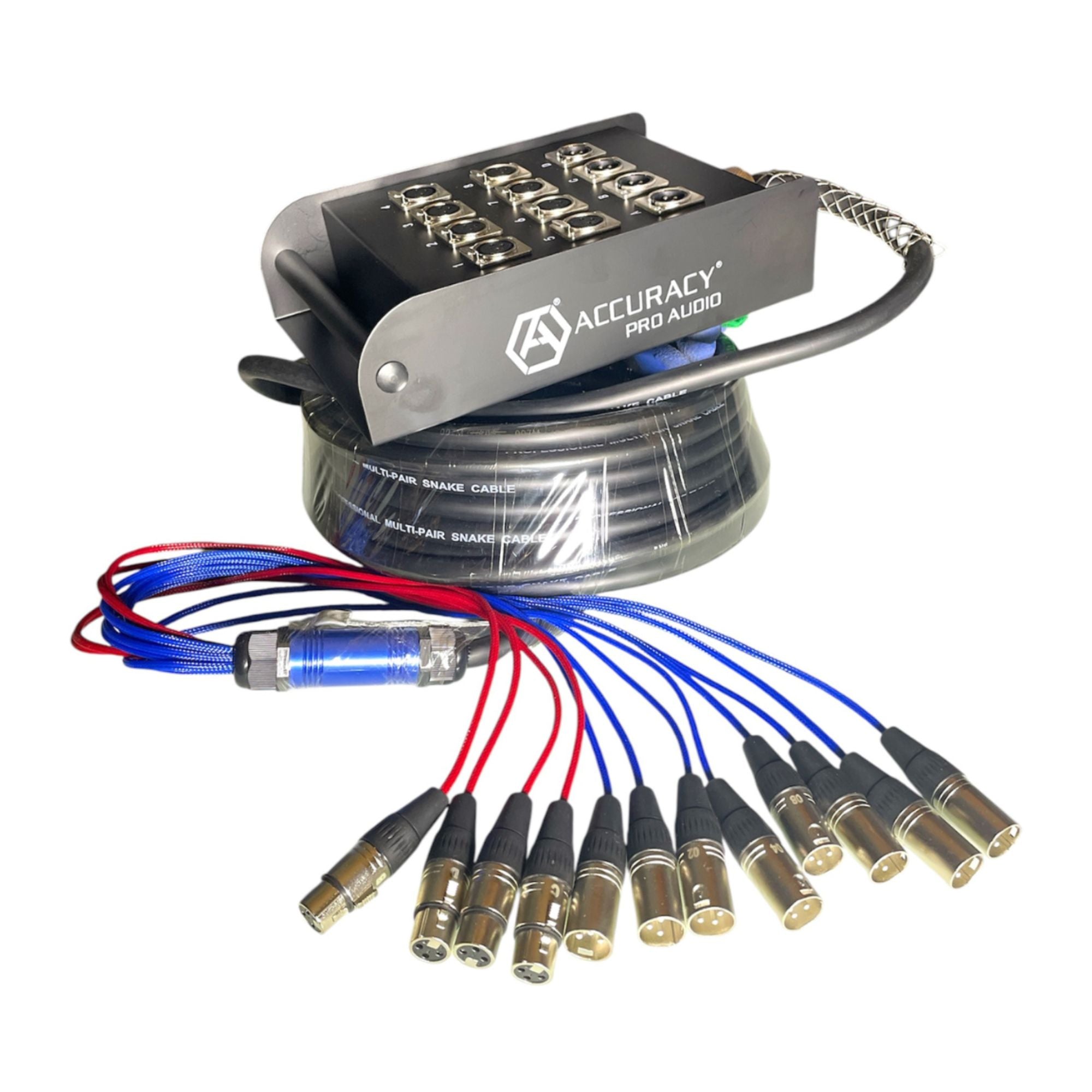 Accuracy Pro Audio Cable Multipar 8x4 12 Canales 15 mts