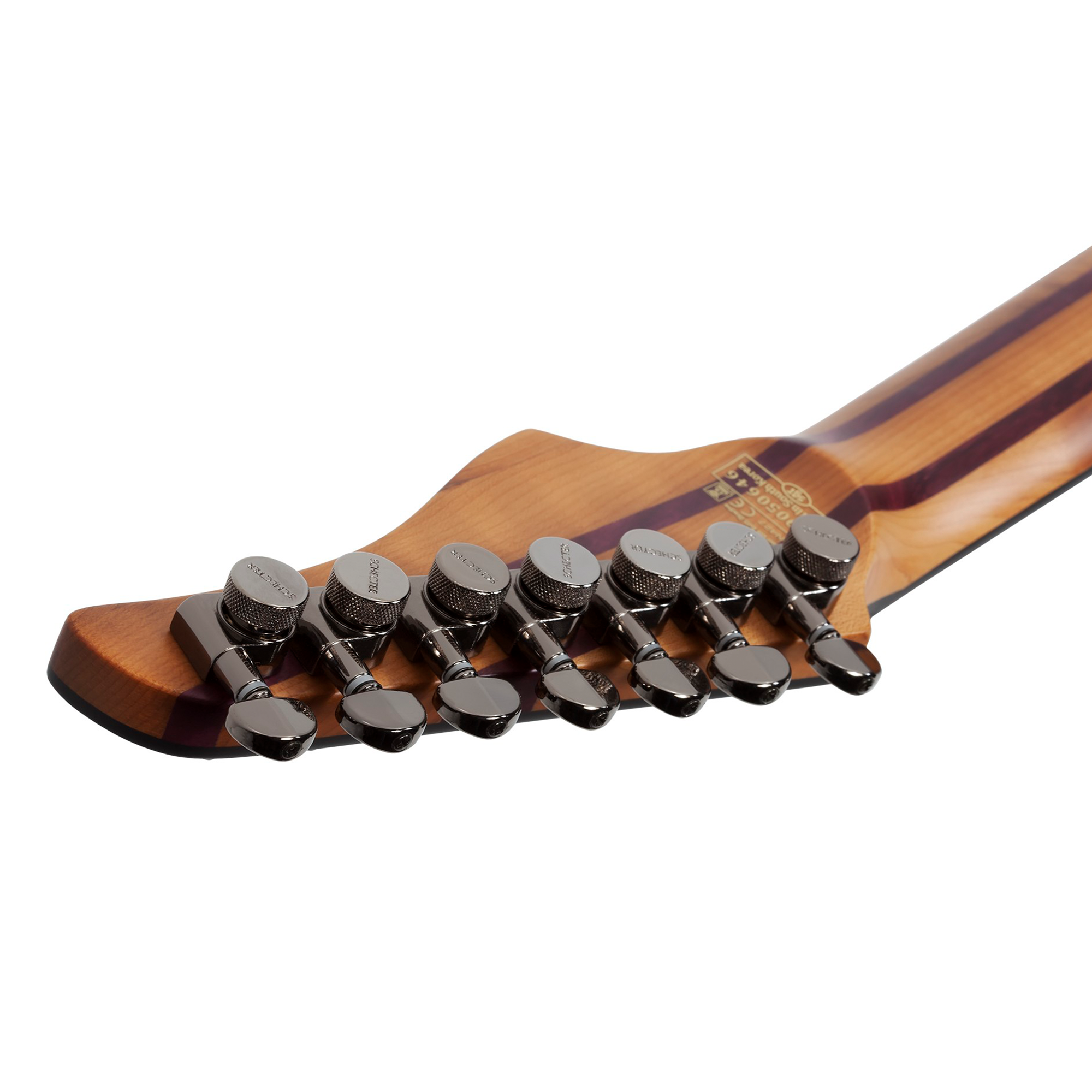 Schecter Banshee Mach-7 Fallout Burst Guitarra Eléctrica 7 Cuerdas Evertune