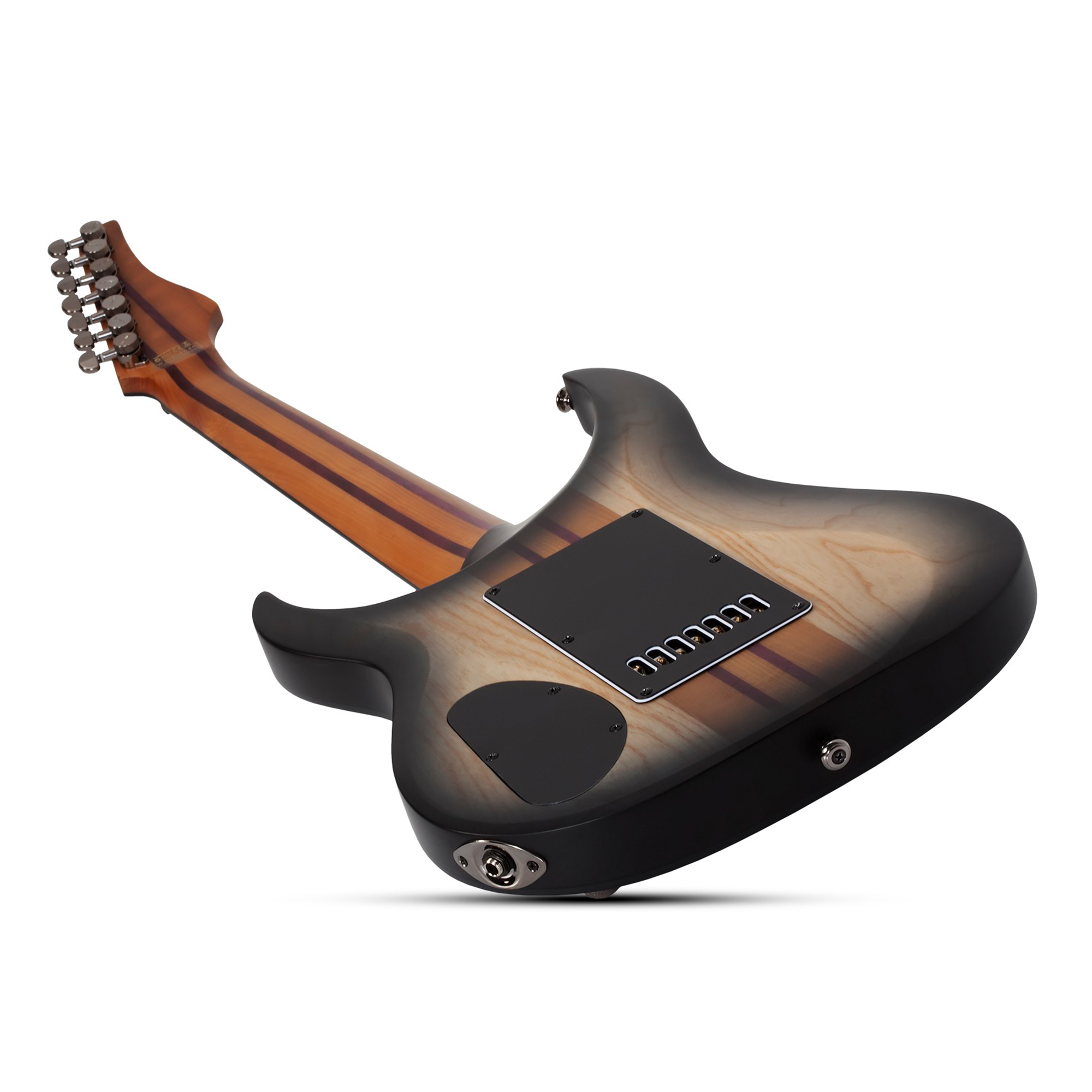 Schecter Banshee Mach-7 Fallout Burst Guitarra Eléctrica 7 Cuerdas Evertune