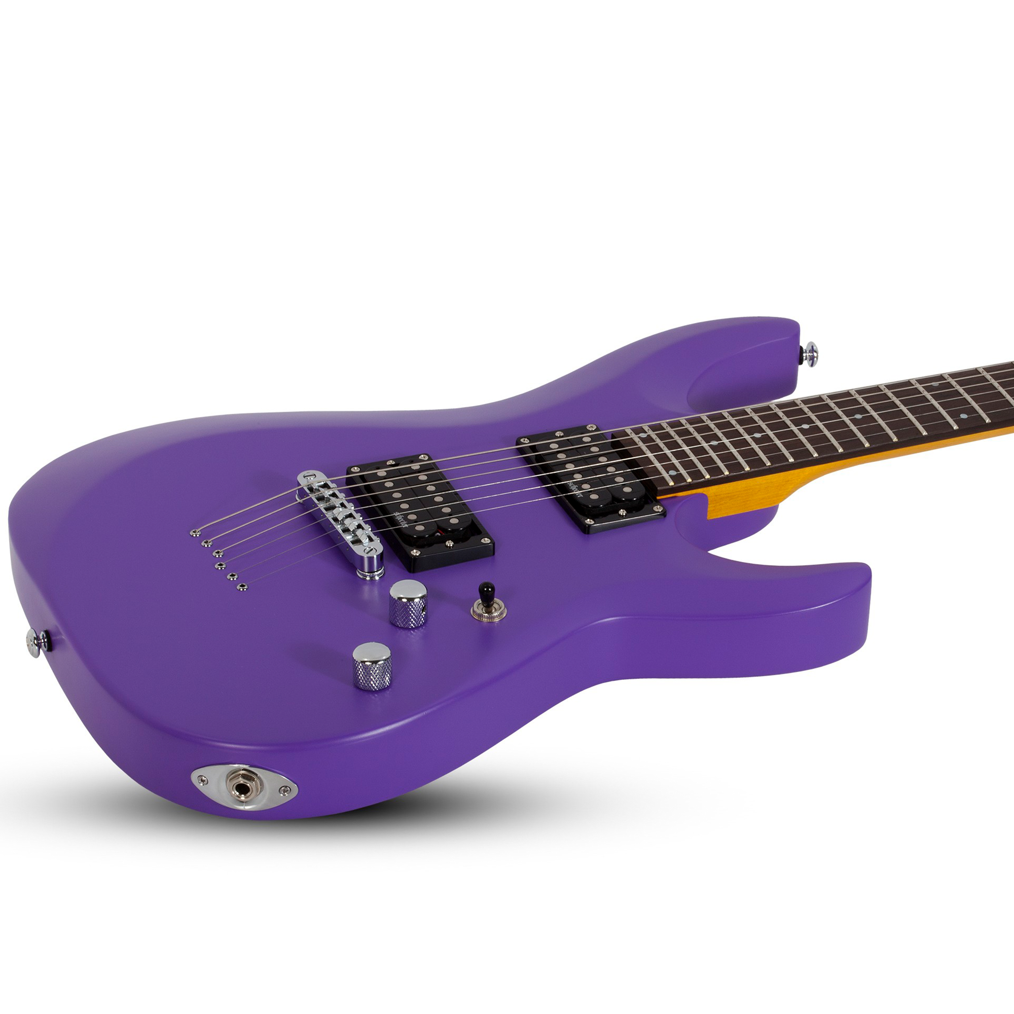 Schecter C-6 Deluxe Satin Purple Guitarra Eléctrica