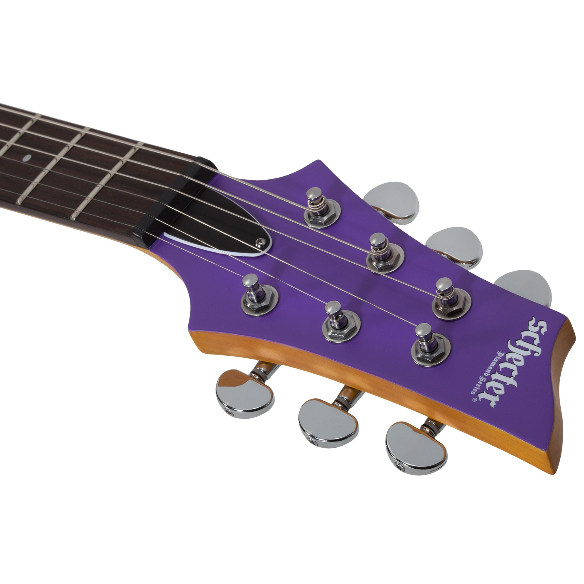 Schecter C-6 Deluxe Satin Purple Guitarra Eléctrica