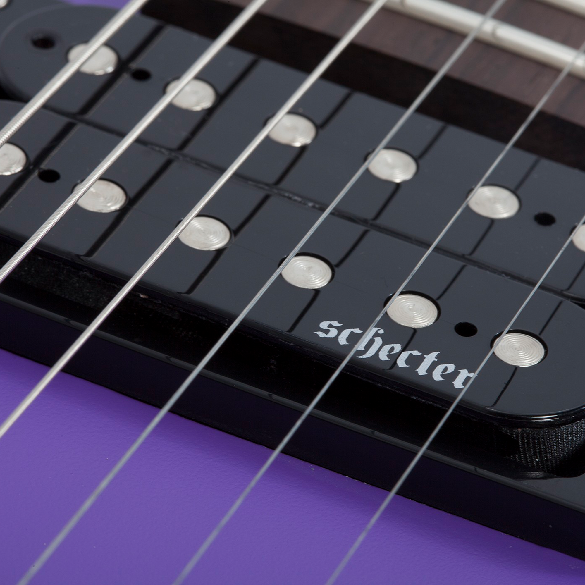 Schecter C-6 Deluxe Satin Purple Guitarra Eléctrica