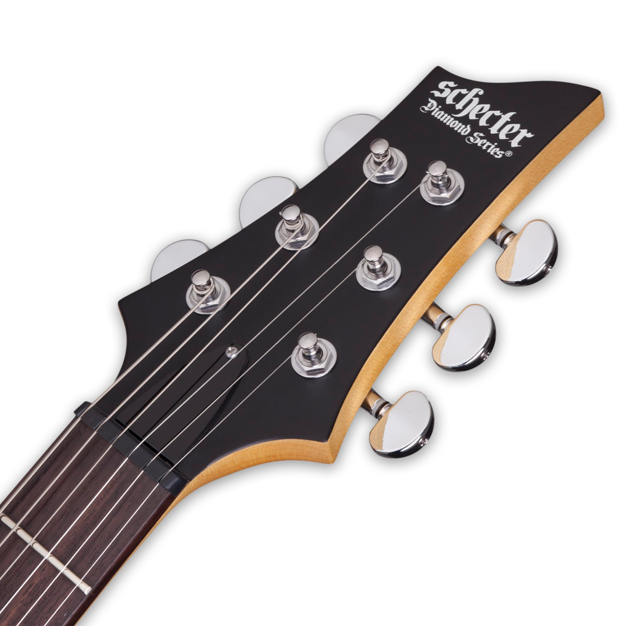Schecter C-6 Deluxe Left Hand Satin Black Guitarra Eléctrica