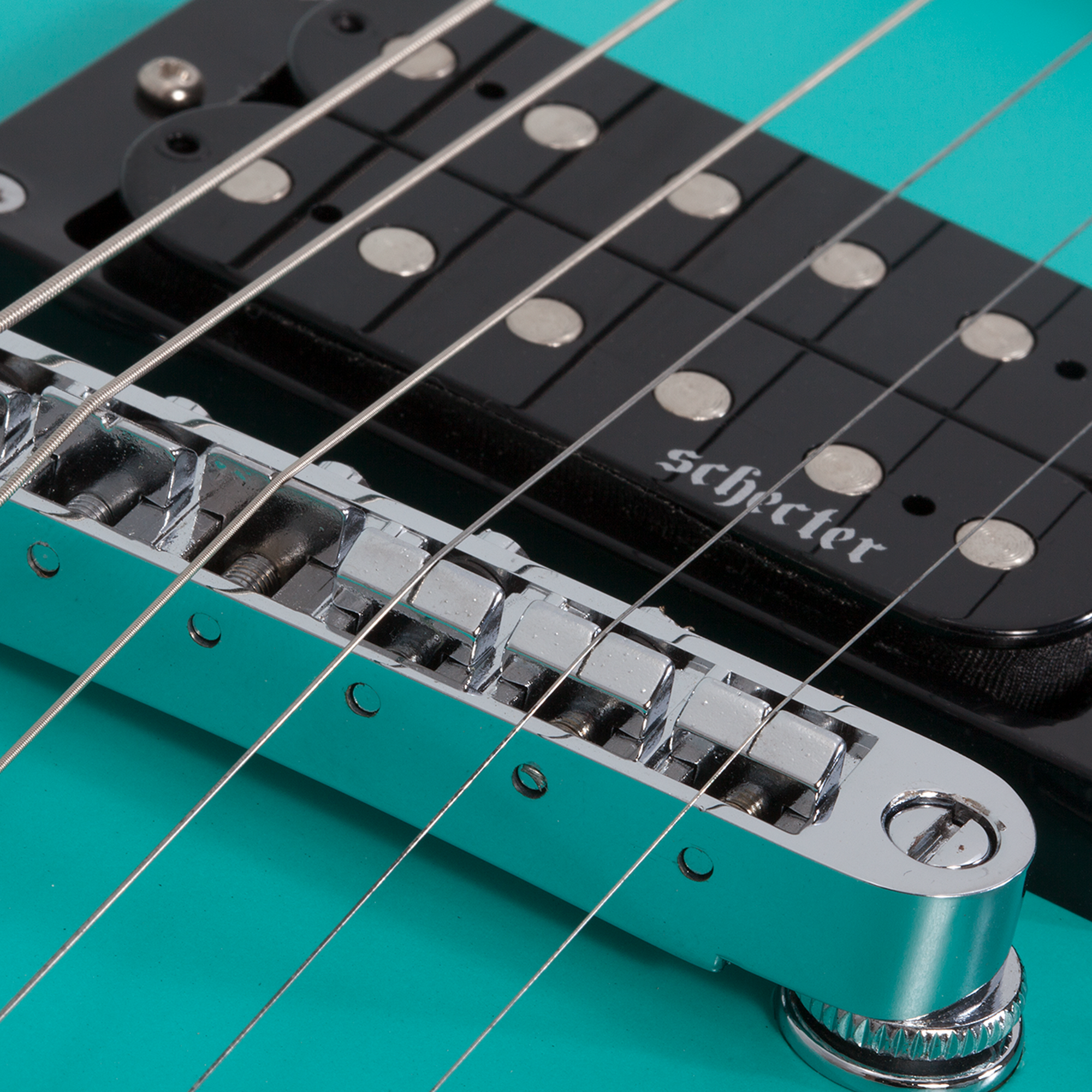 Schecter C-6 Deluxe Satin Aqua Guitarra Eléctrica