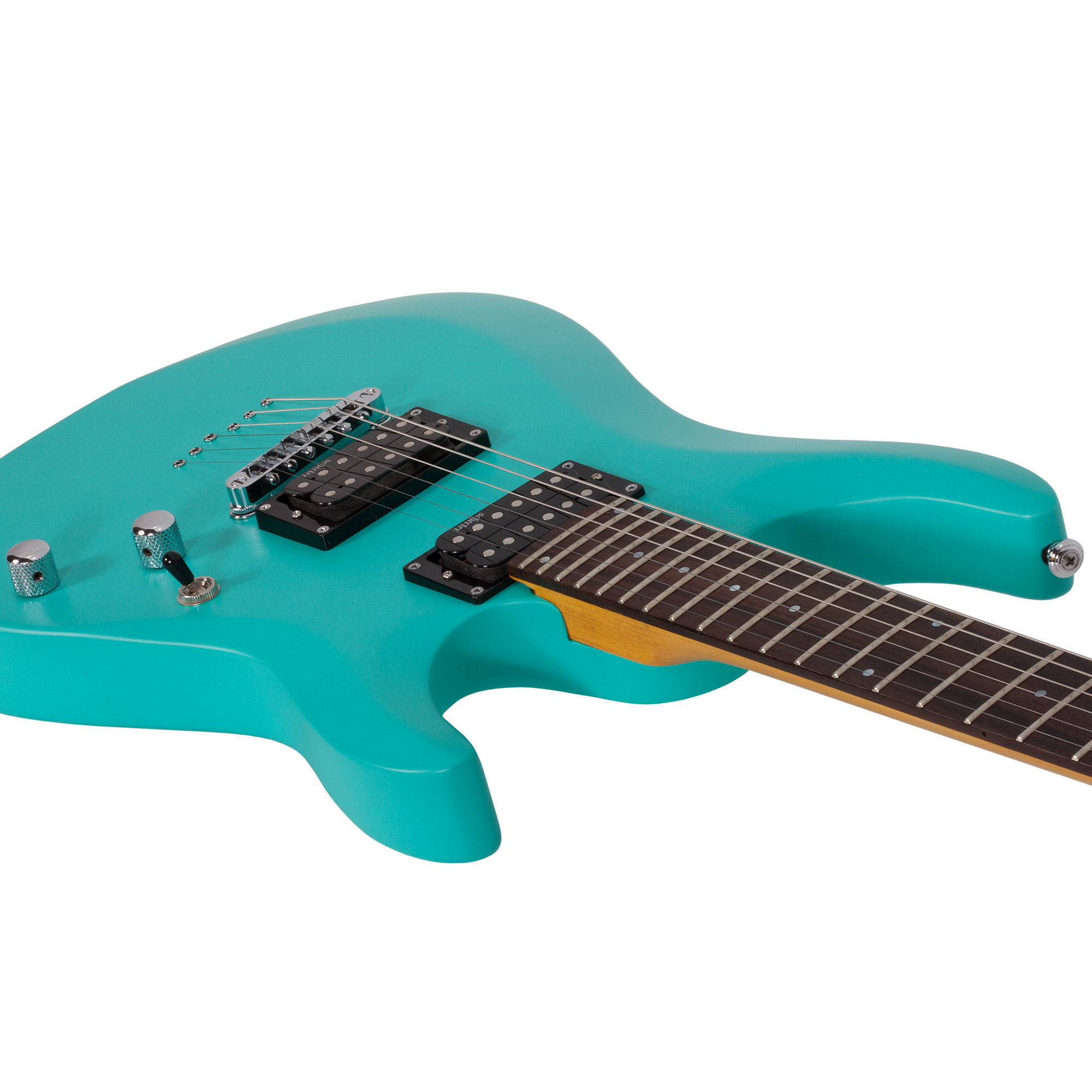 Schecter C-6 Deluxe Satin Aqua Guitarra Eléctrica