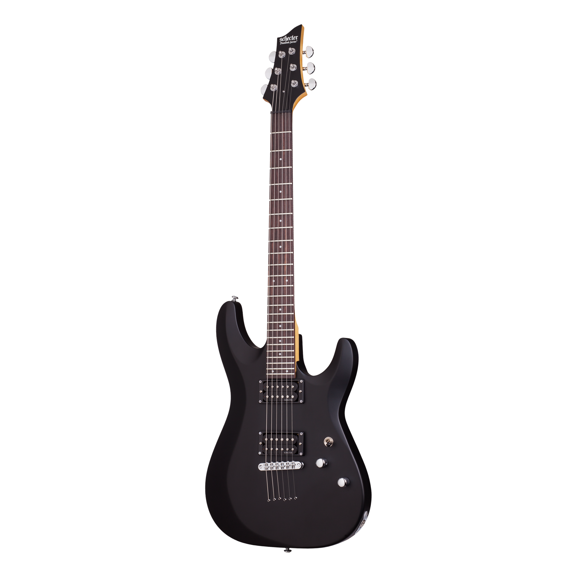 Schecter C-6 Deluxe Satin Black Guitarra Eléctrica
