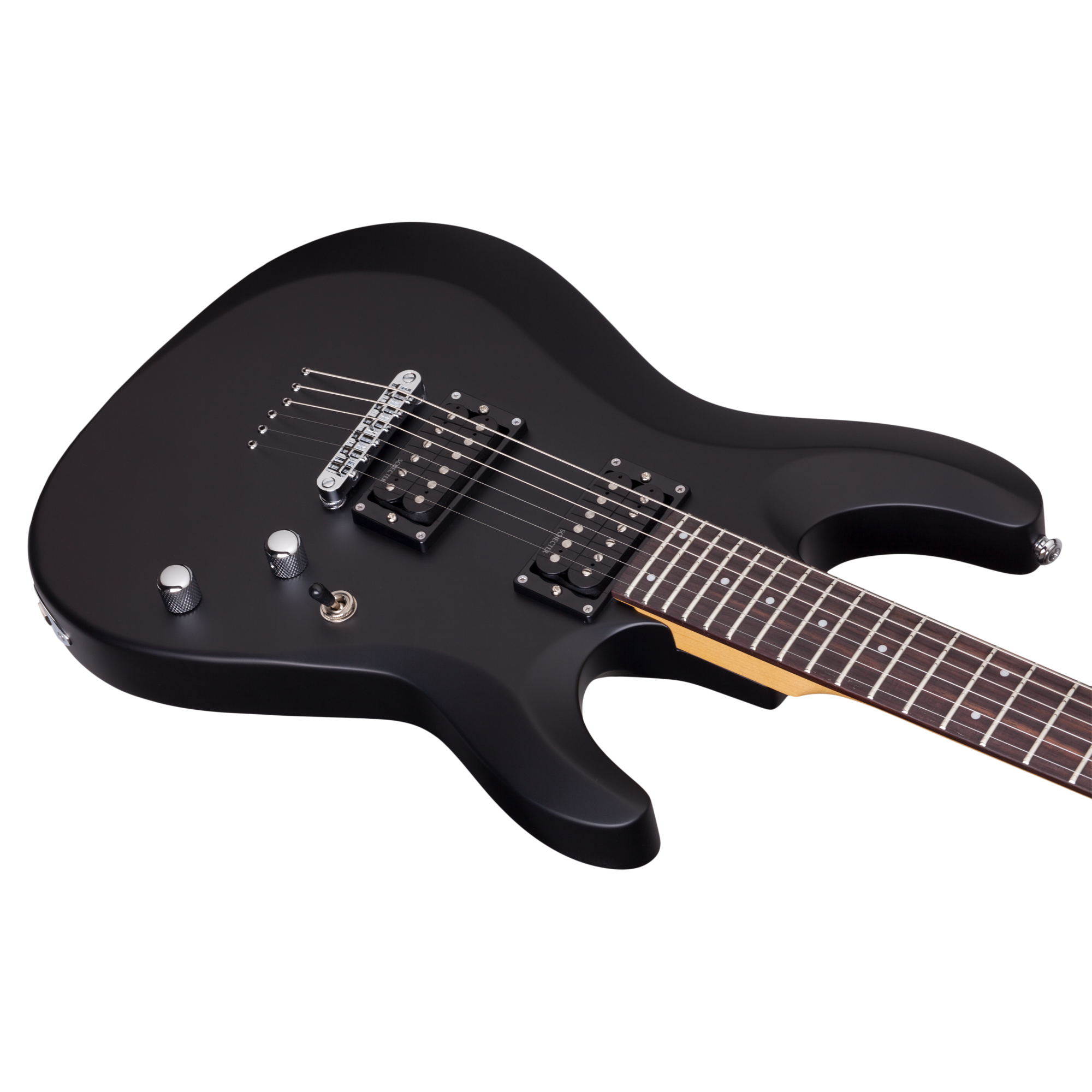 Schecter C-6 Deluxe Satin Black Guitarra Eléctrica