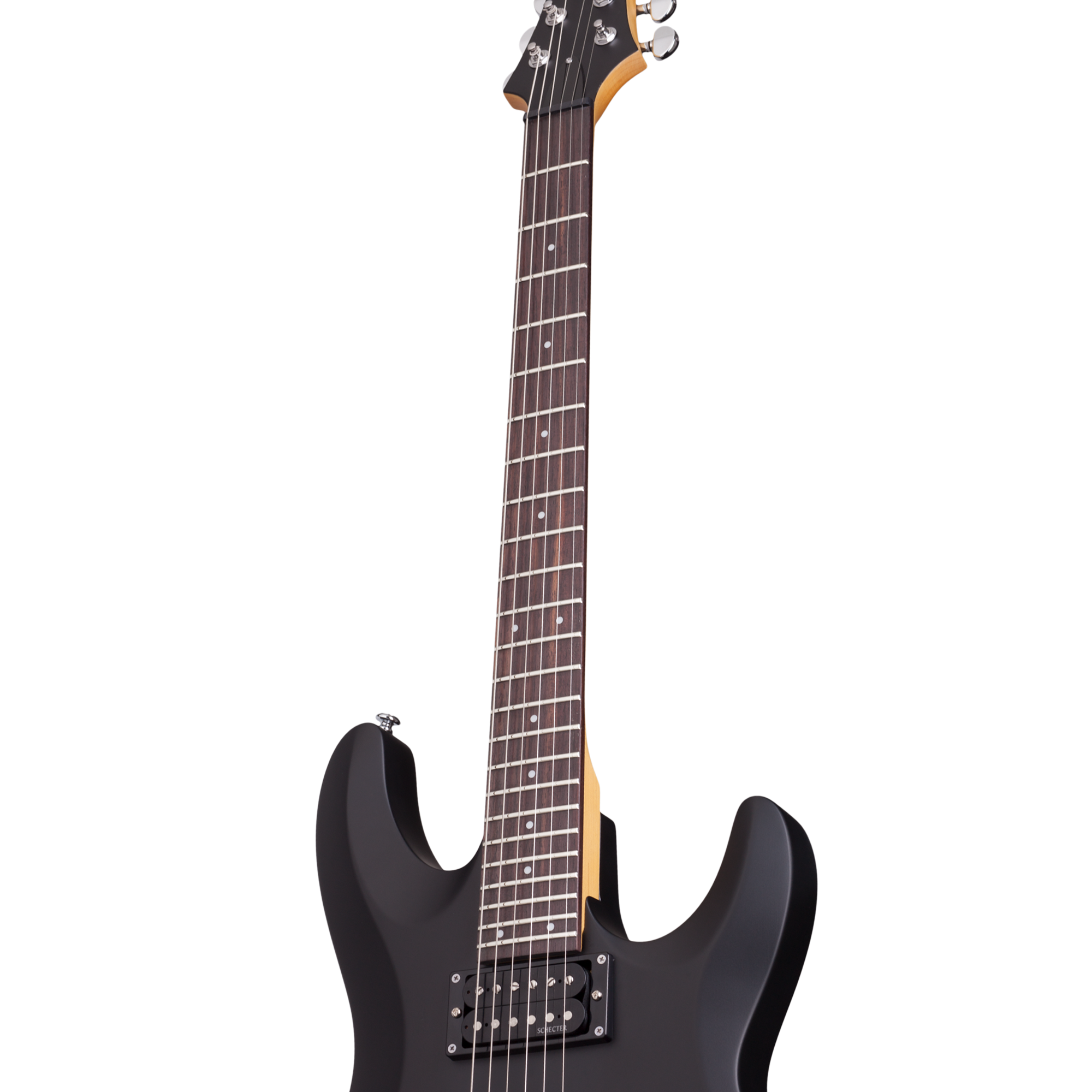 Schecter C-6 Deluxe Satin Black Guitarra Eléctrica