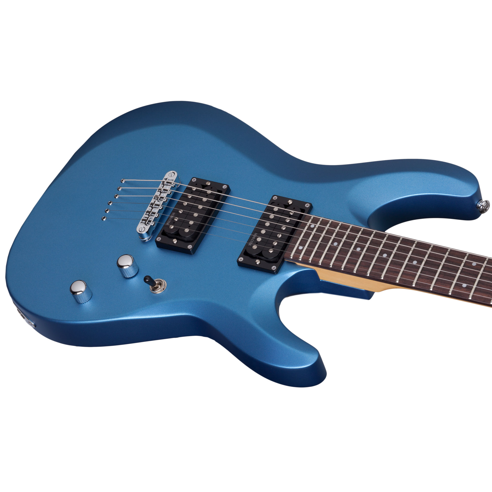 Schecter C-6 Deluxe Satin Metallic Light Blue Guitarra Eléctrica