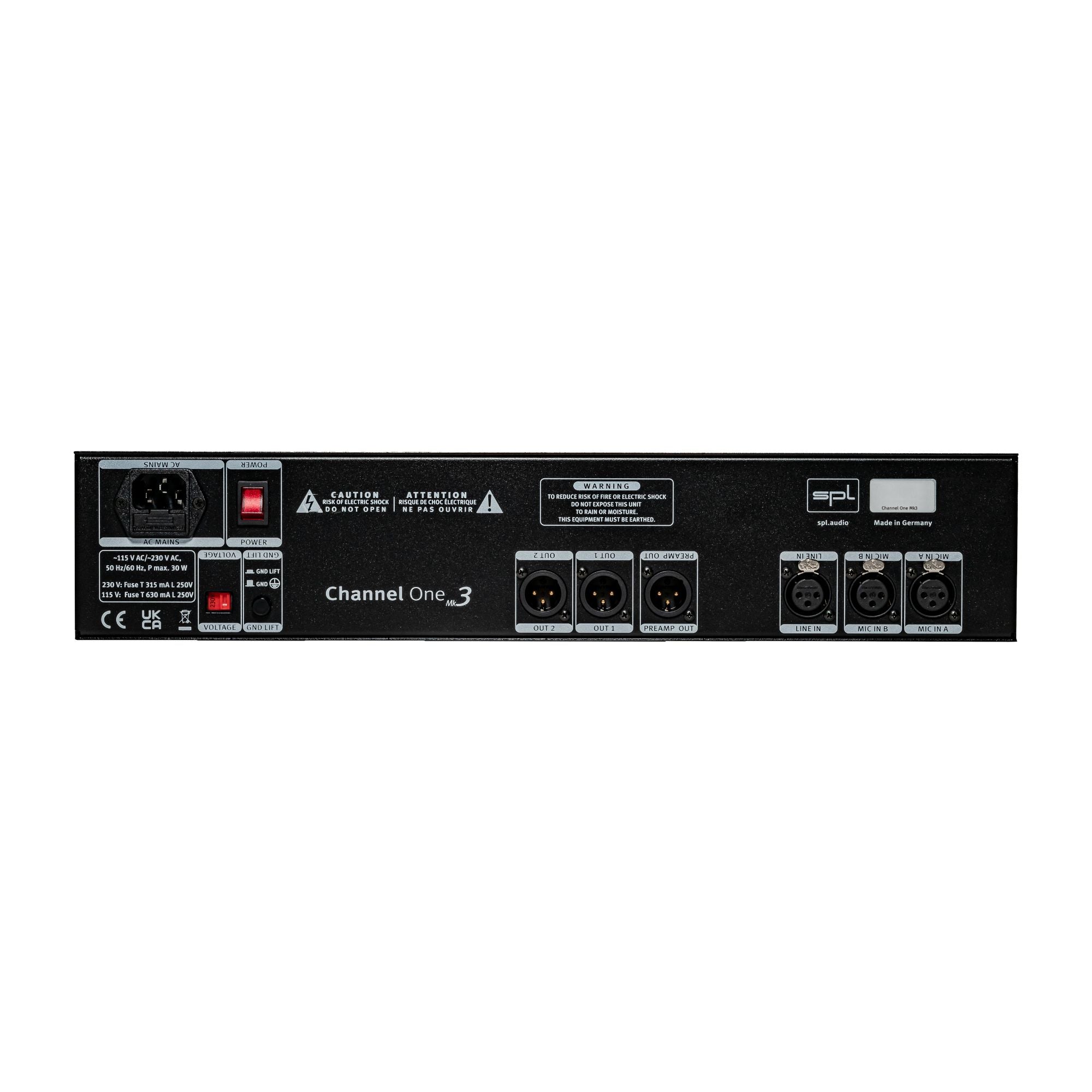 SPL Channel One Mk3 Preamplificador a Válvulas de 1 Canal