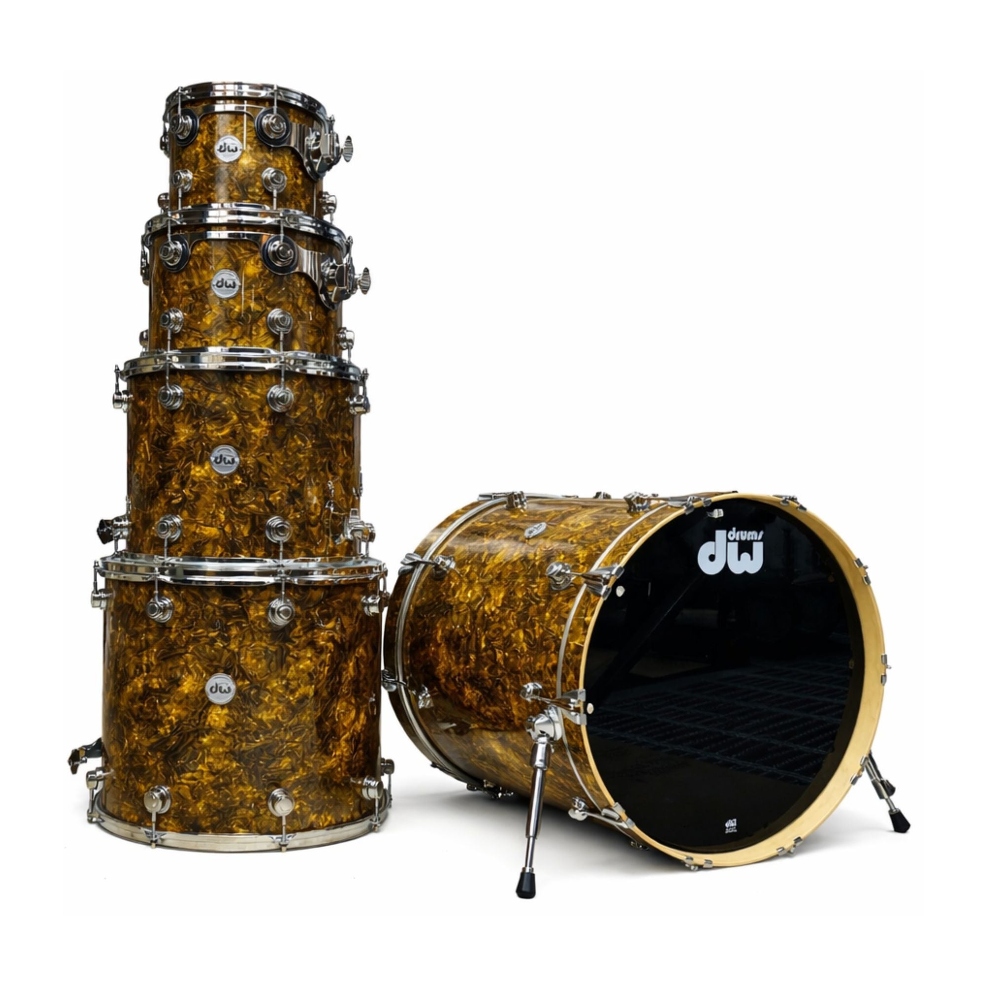Dw Drums Shellpack Collector Series® 5Pcs Gold Abalone
