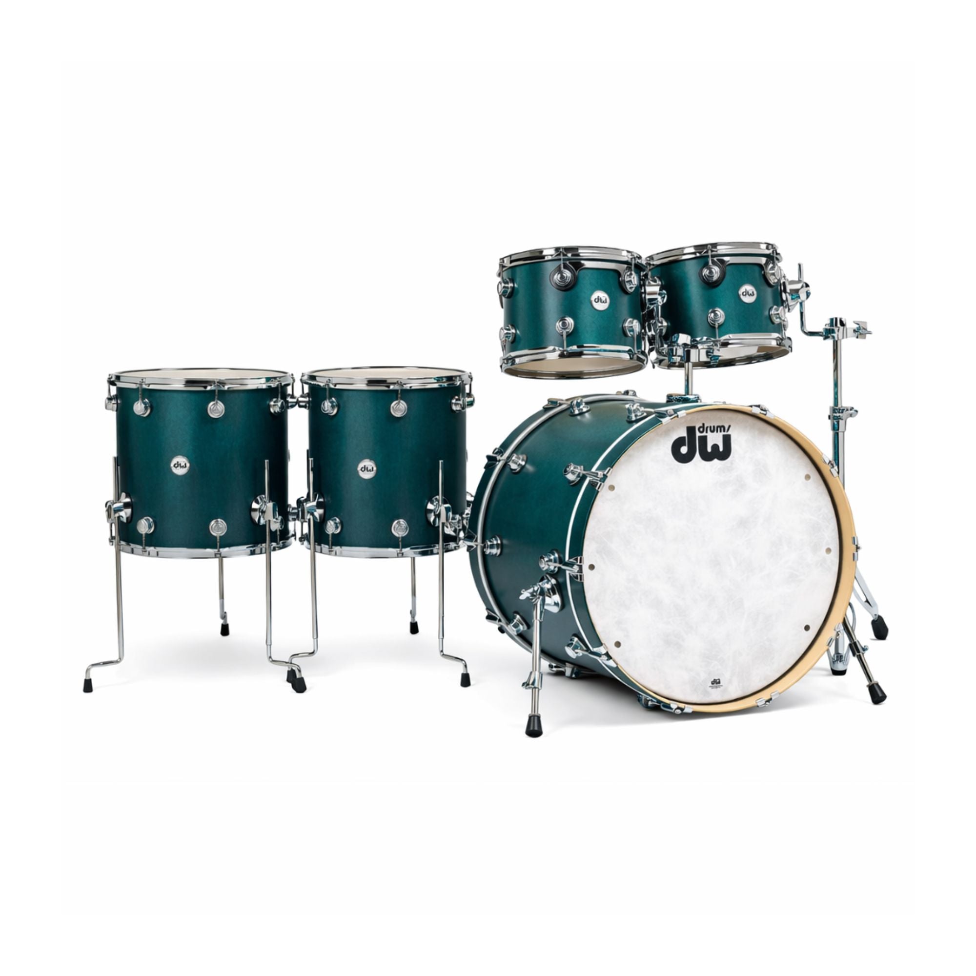 Dw Drums Shellpack Collector's Series® 5Pcs Teal Satin