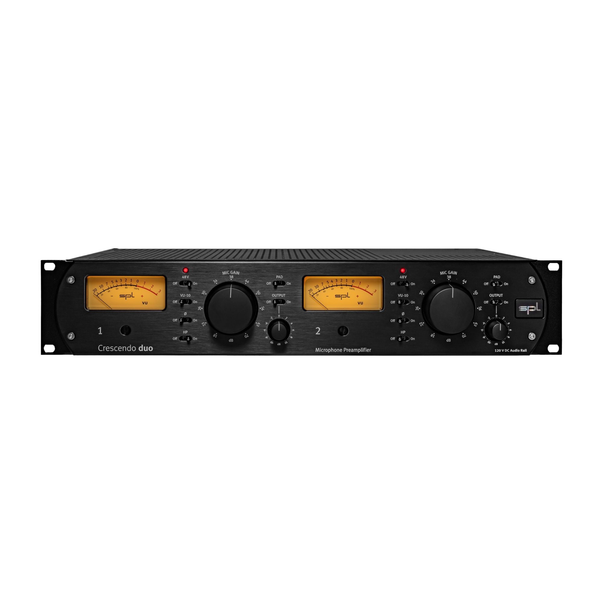 SPL Crescendo Preamplificador de Micrófono de 2 canales