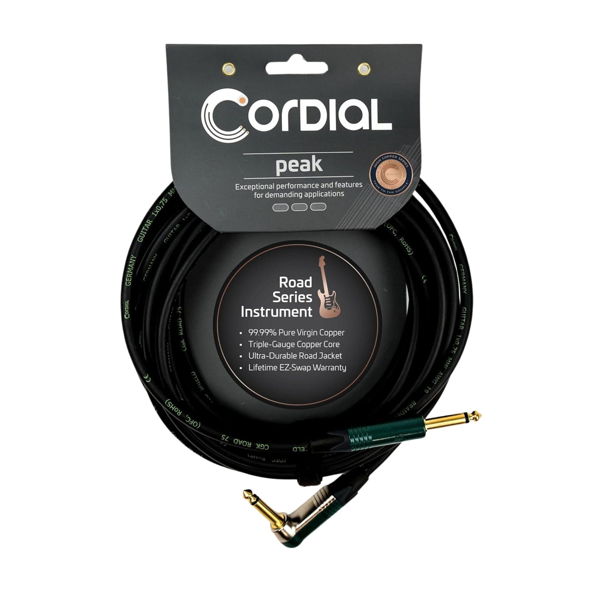 Cordial CRI9PR Cable Plug L/Plug 1/4 TS 9 Mts