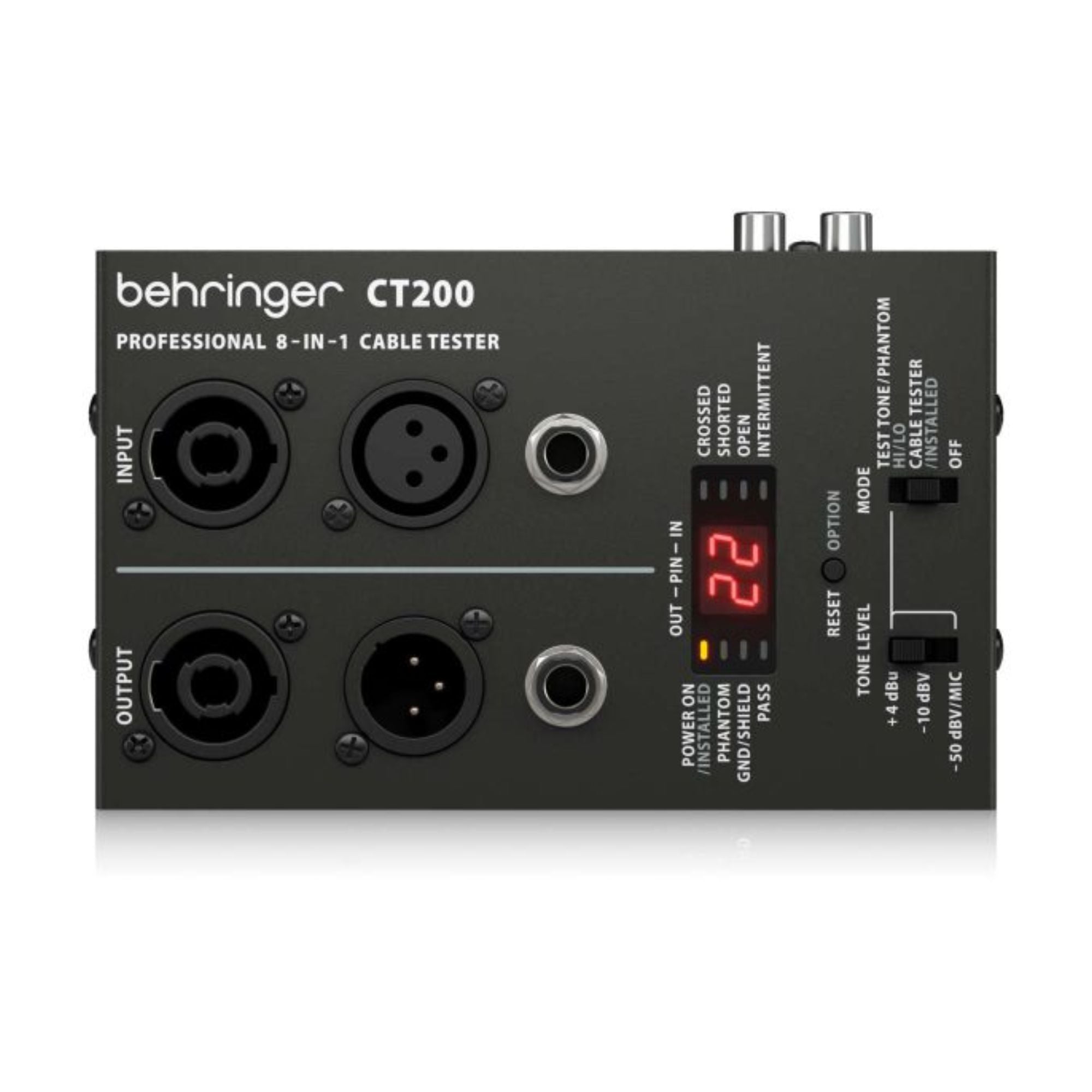 Behringer Tester Profesional de Cables 8 en 1