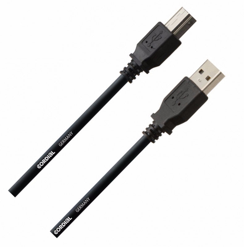 Cordial CUSB5 Cable USB-A a USB-B 5mts