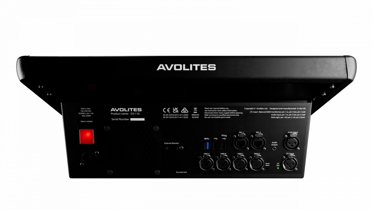 Avolites D3-110 Consola de Iluminación Titan 24 Universos