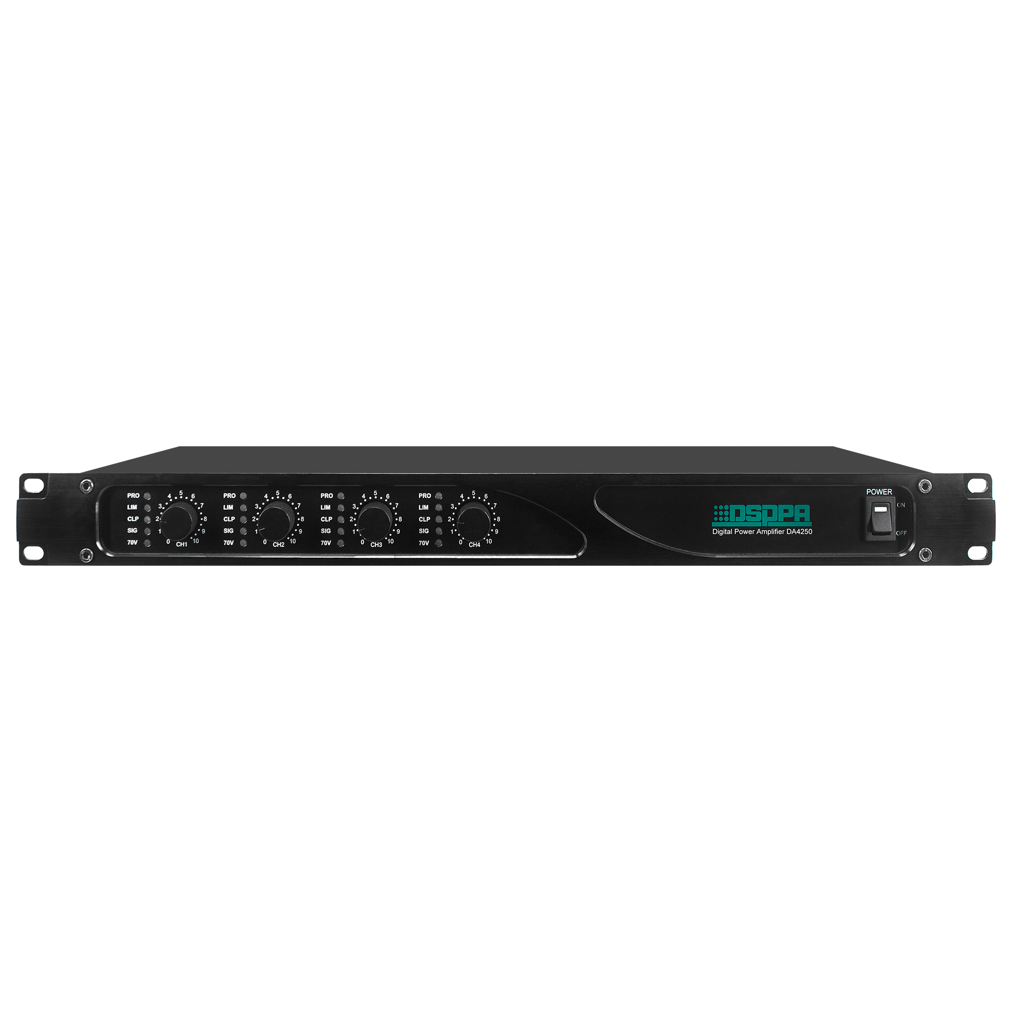 DSPPA DA4250 Amplificador de potencia de 4x250 W