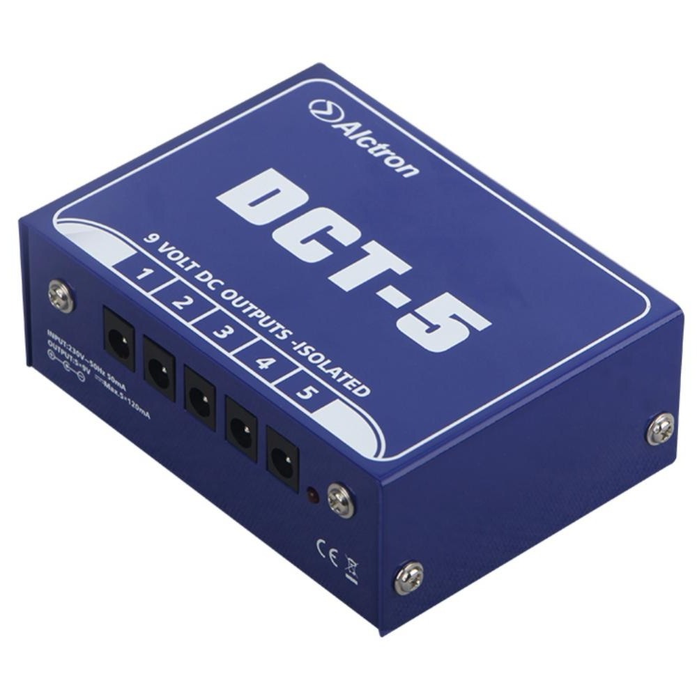 Alctron DCT5 Fuente de Poder Pedales de Efectos