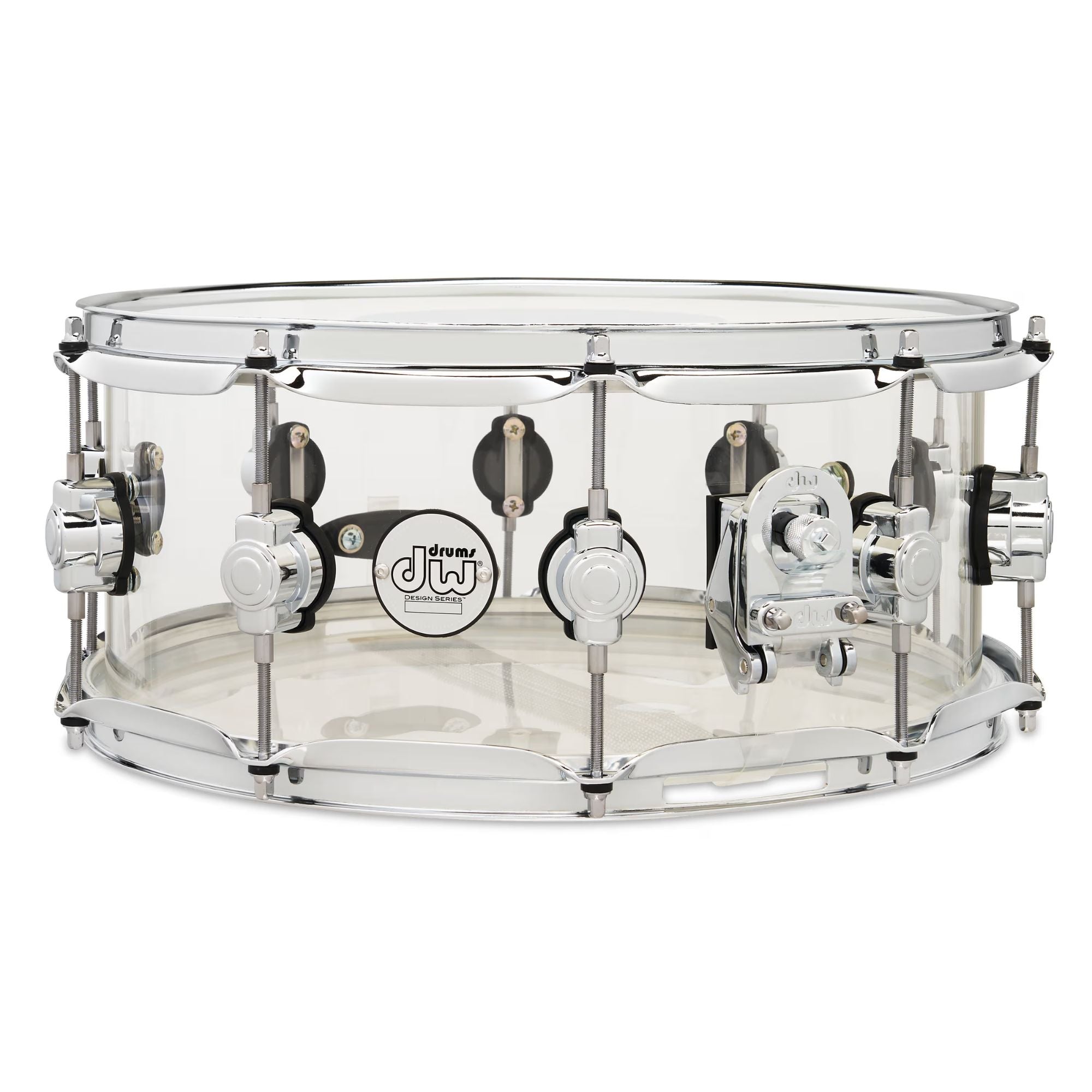 DW Drums Design Series Caja de Batería 14x6" Clear Acrylic