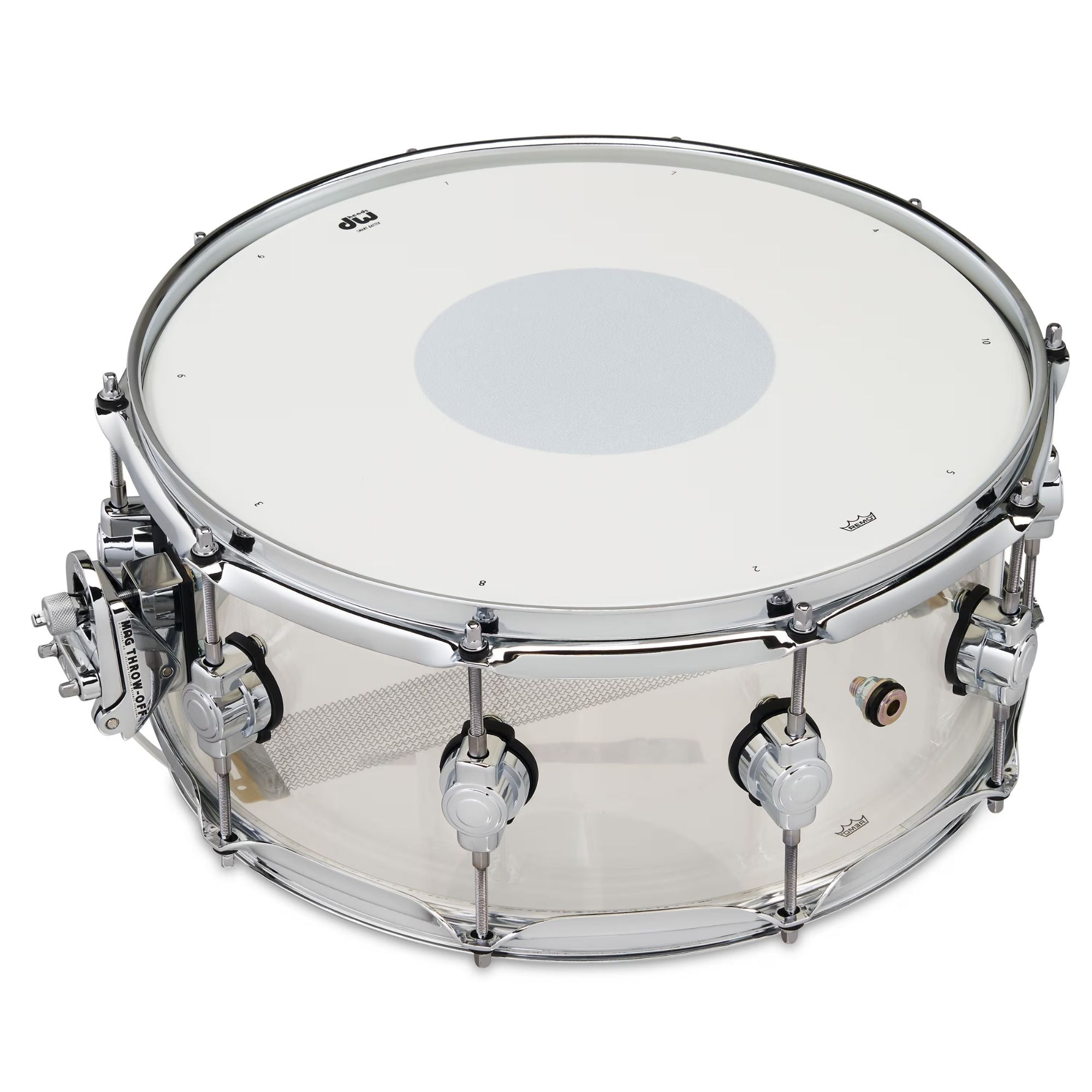 DW Drums Design Series Caja de Batería 14x6" Clear Acrylic