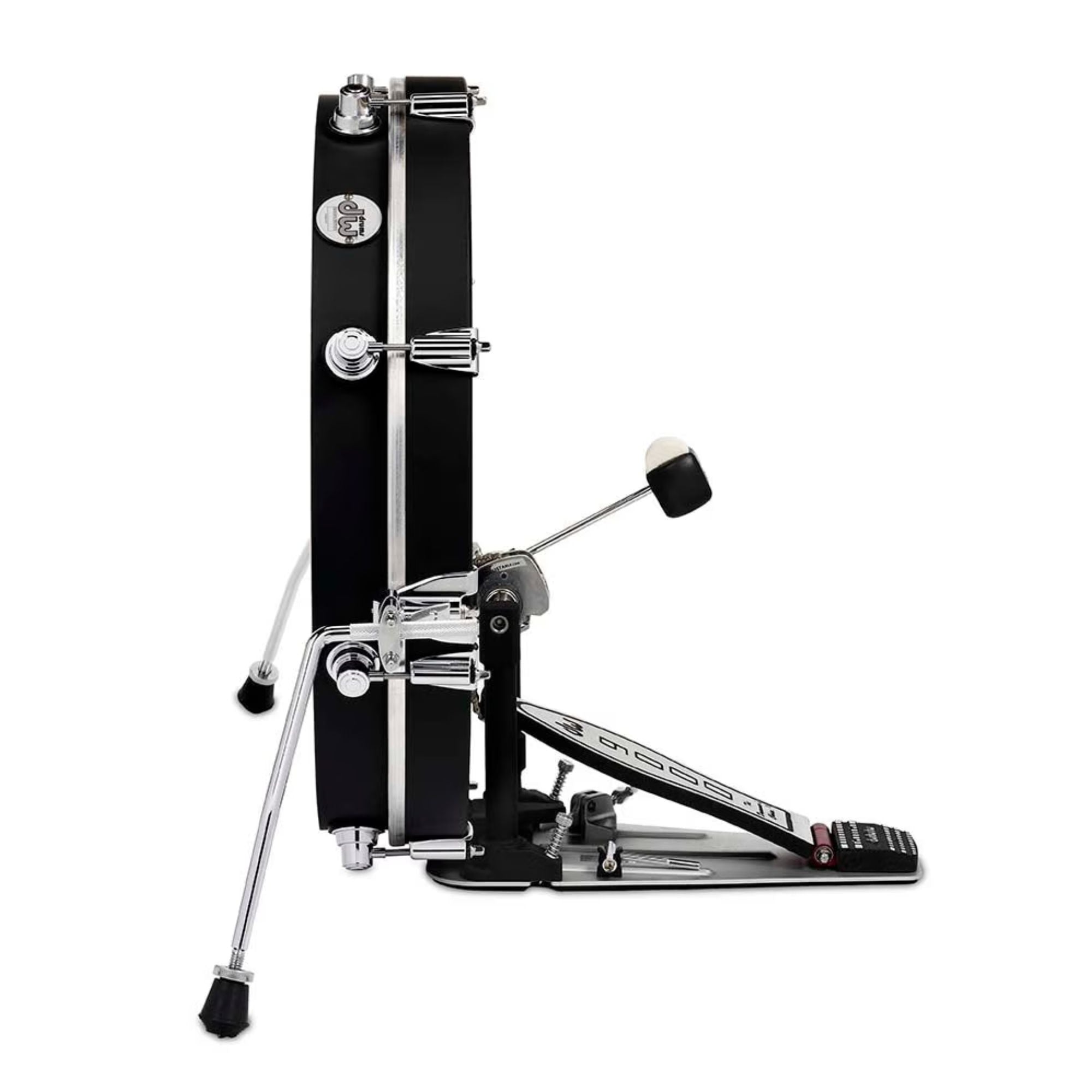 Dw Drums Design Series Bombo Pancake 3x20" Black Satin, Spurs