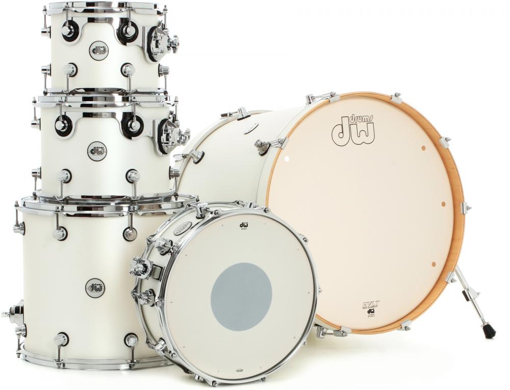 DW Drums Shellpack Design Maple 5Pcs White Pearlcent