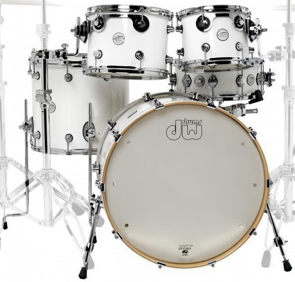 DW Drums Shellpack Design Maple 5Pcs White Pearlcent