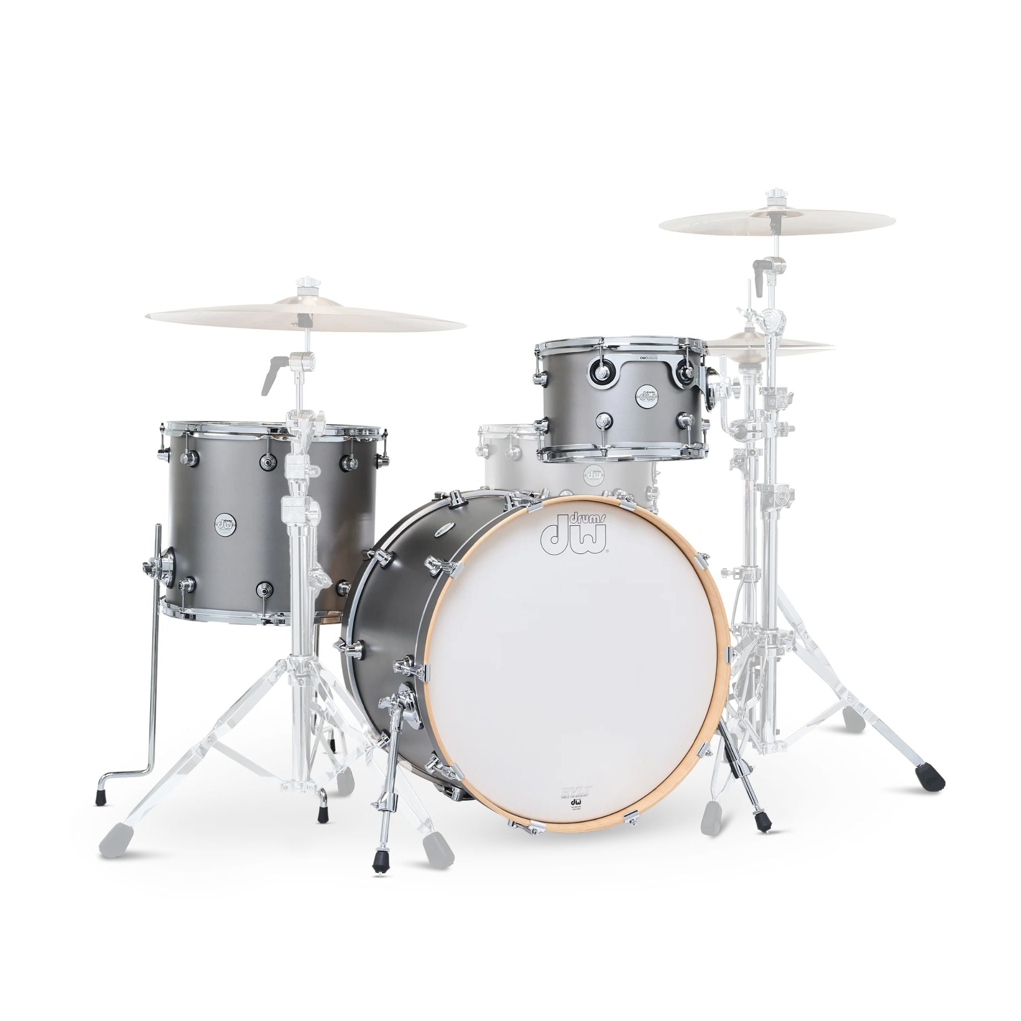 Dw Drums Design Series Shellpack 3Pcs Titanium Satin