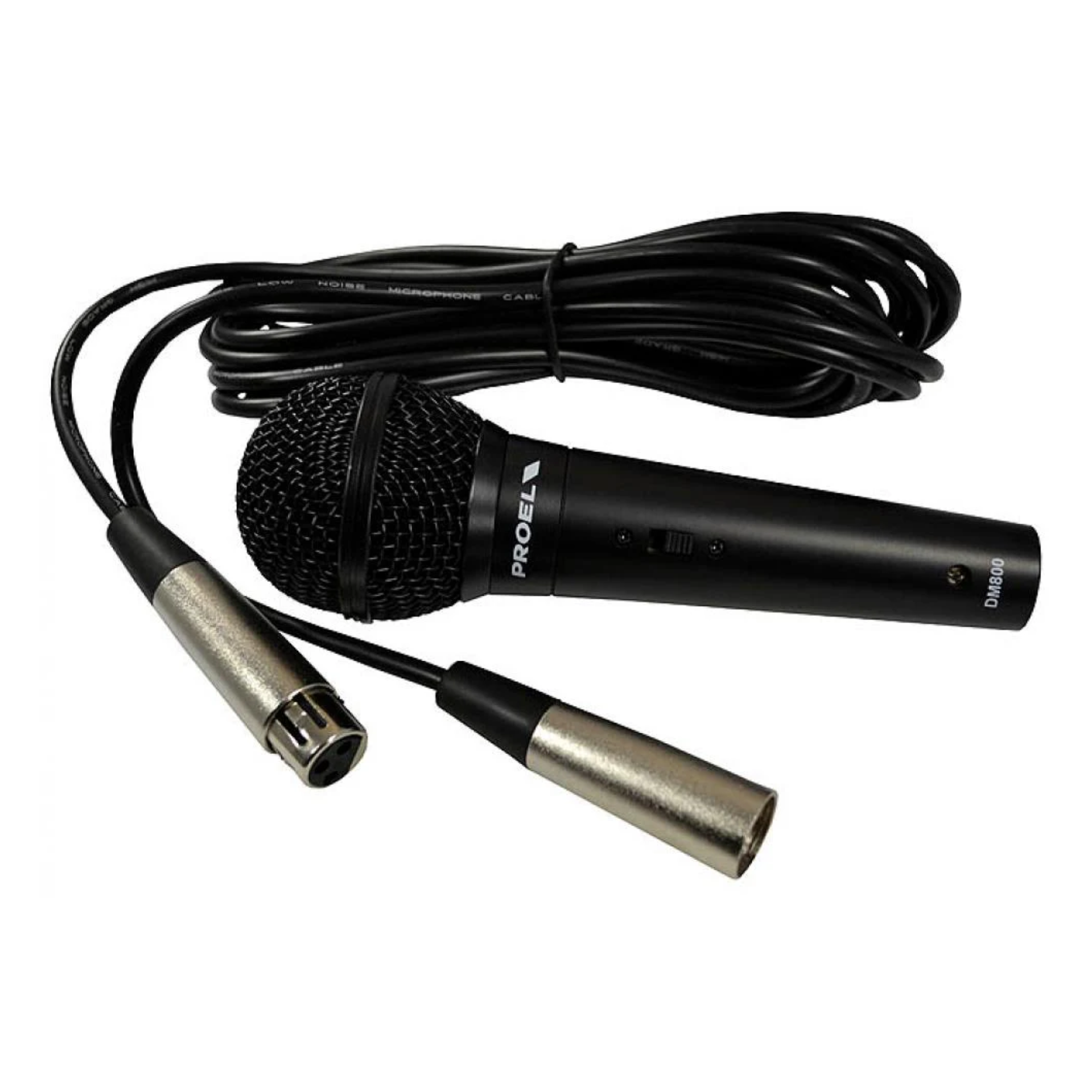 Proel DM800 Micrófono Dinámico Vocal con Switch On/Off