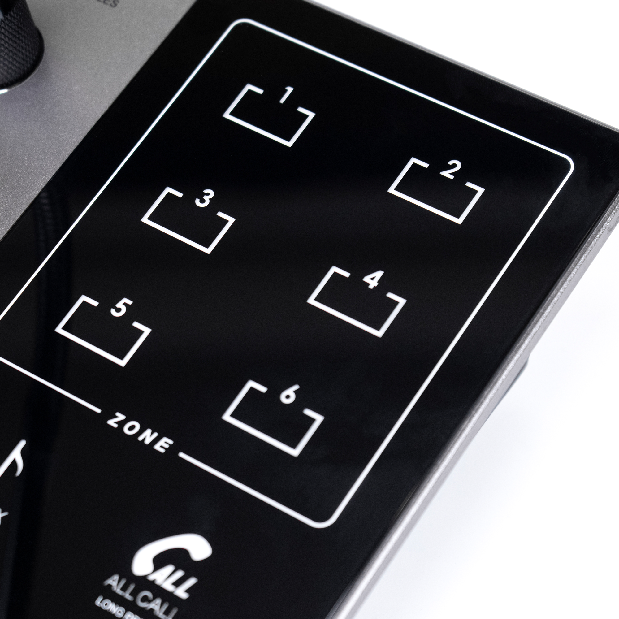 DSPPA DMA20 Micrófono de pedestal Remote Paging de 6 zonas