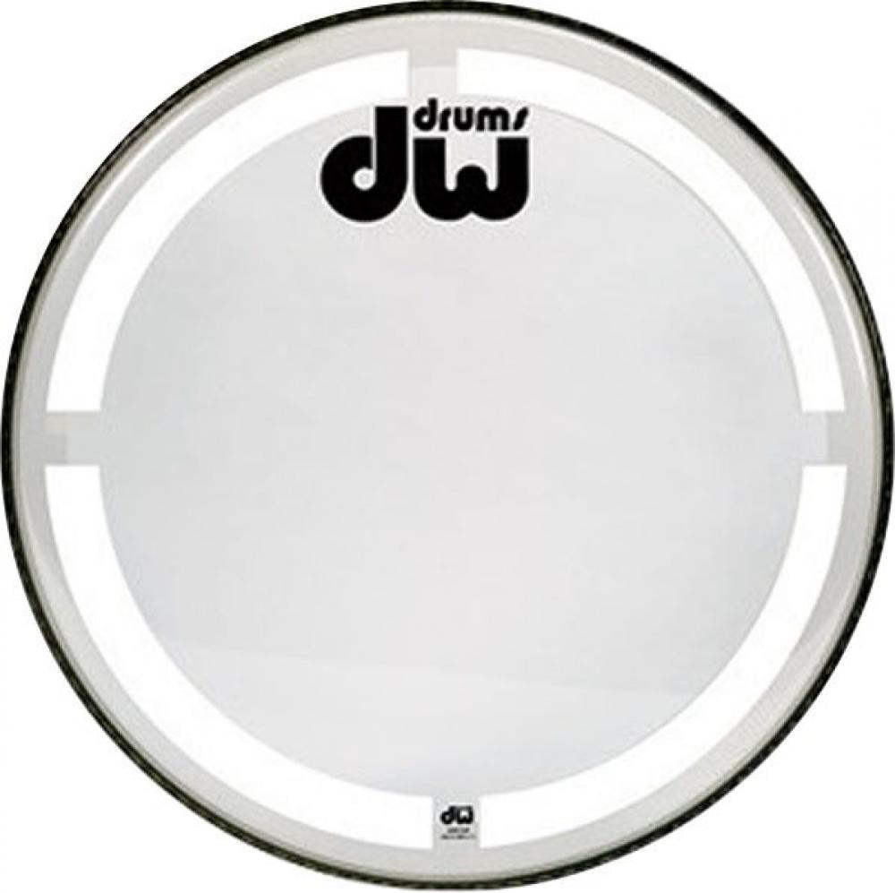 DW Drums DRDHCC24K Parche Bombo 24'' Coated Clear