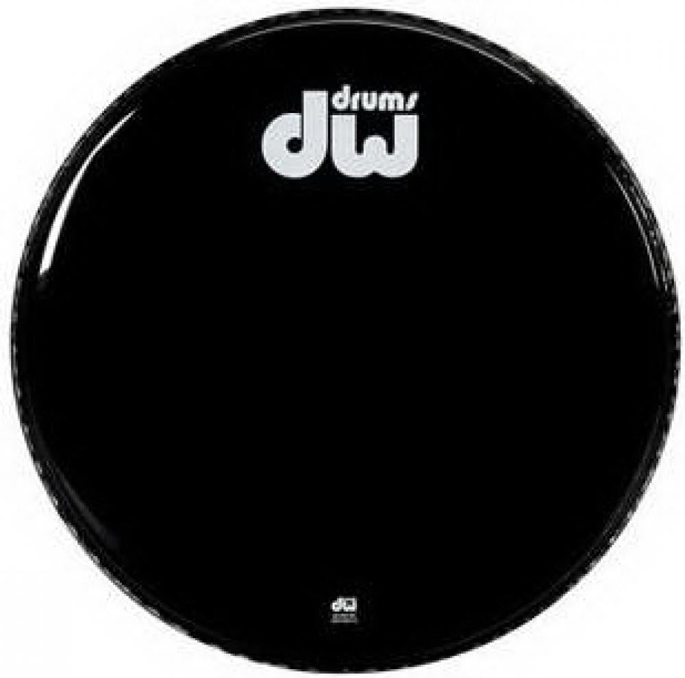 DW Drums Parche Bombo 20" Gloss Black Non-Vented