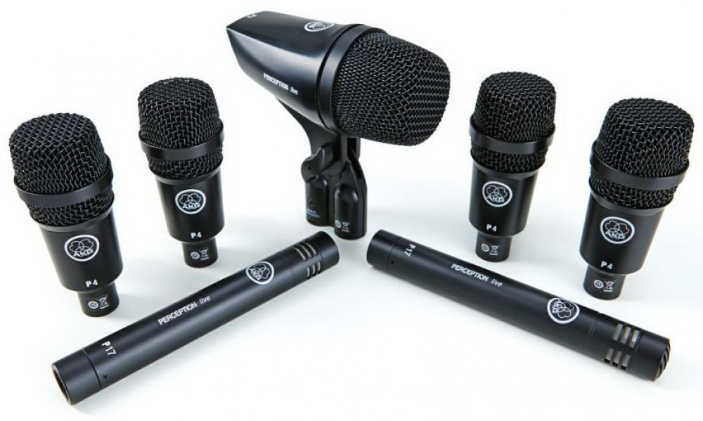 AKG DRUM Set de Micrófonos para Batería 7 piezas