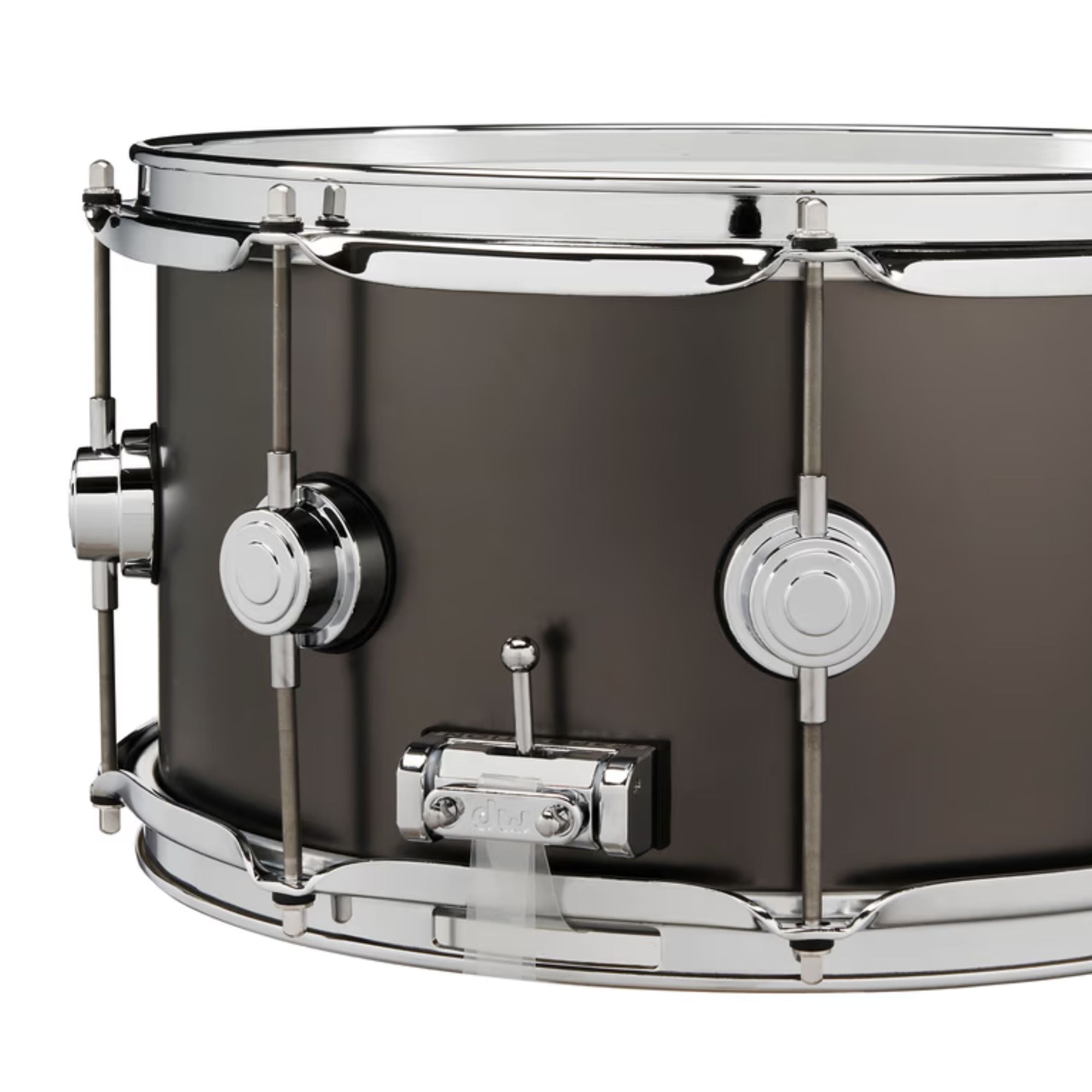 Dw Drums Caja 13x7" Satin Black Over Brass