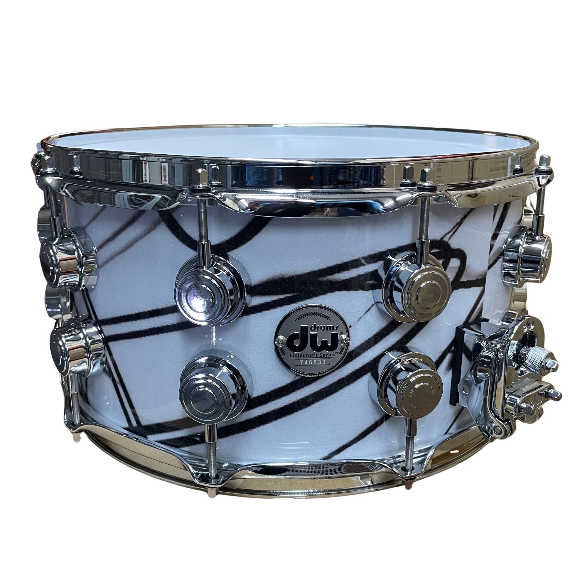 DW Drums Collector's Series Caja 14×7″ Maple White Glass Contrail