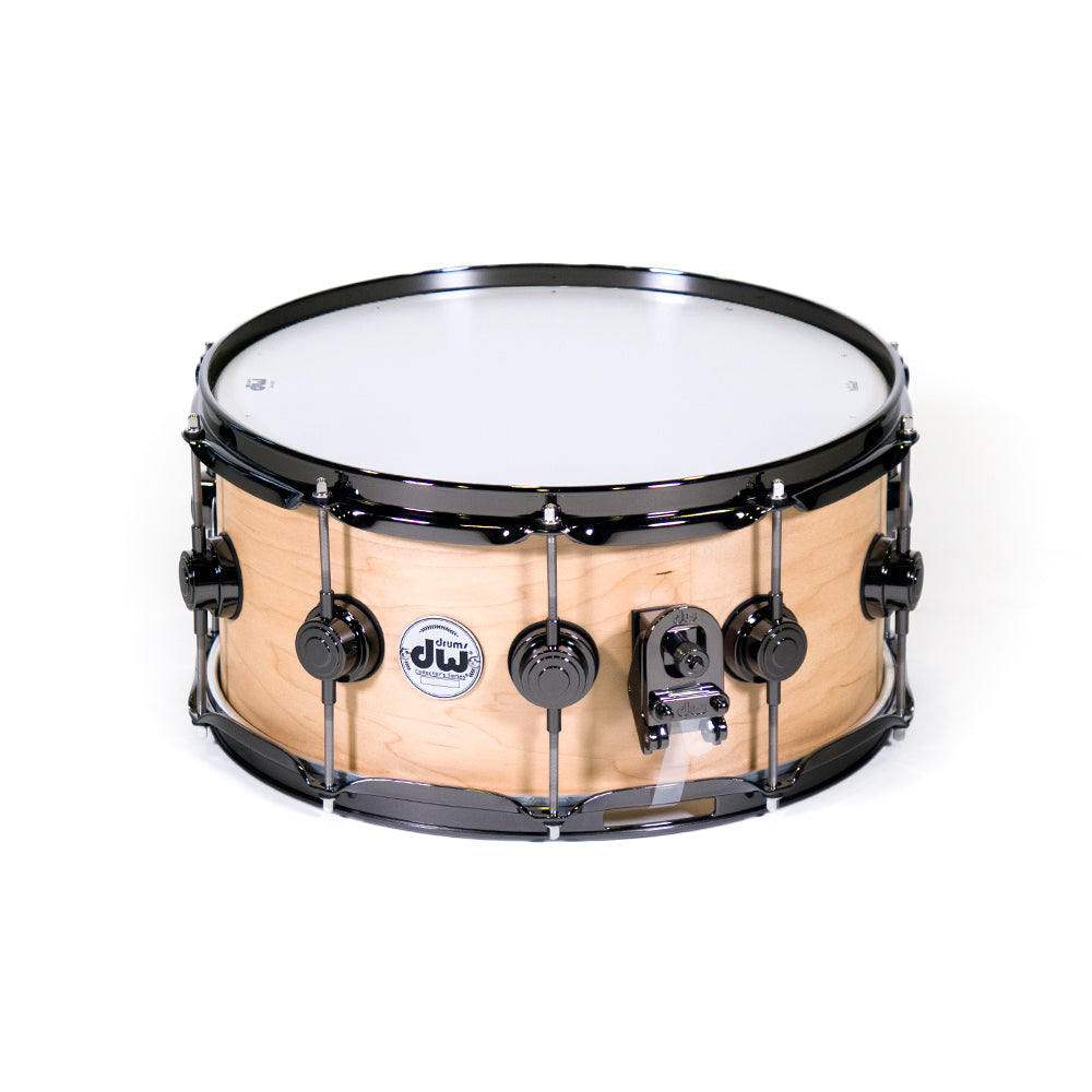 DW Drums Collector's Series® Caja 14x6.5" Natural Satin Oil / HW Niquelado Negro