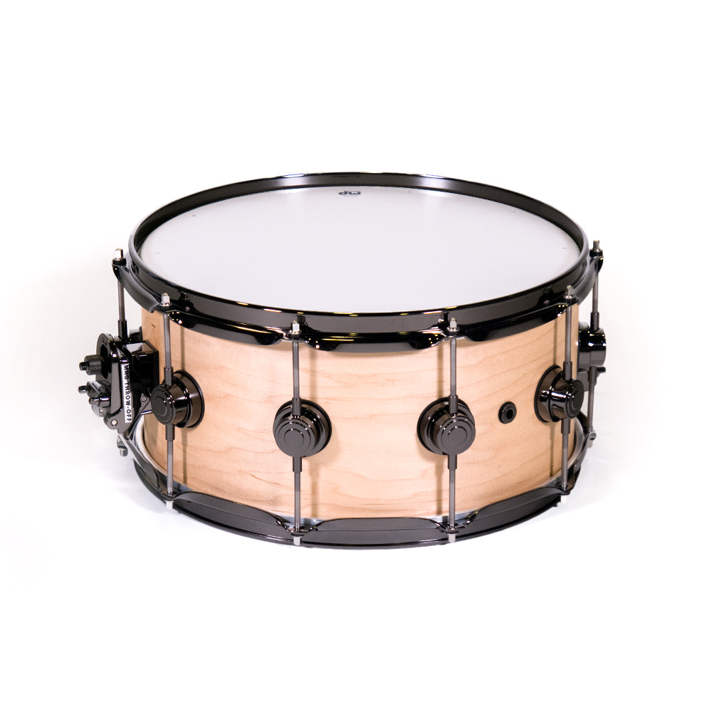 DW Drums Collector's Series® Caja 14x6.5" Natural Satin Oil / HW Niquelado Negro