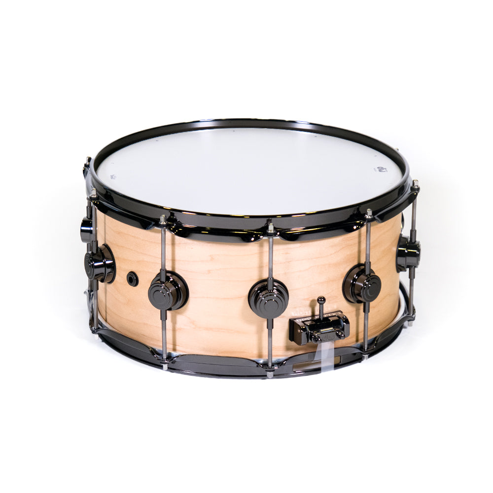 DW Drums Collector's Series® Caja 14x6.5" Natural Satin Oil / HW Niquelado Negro