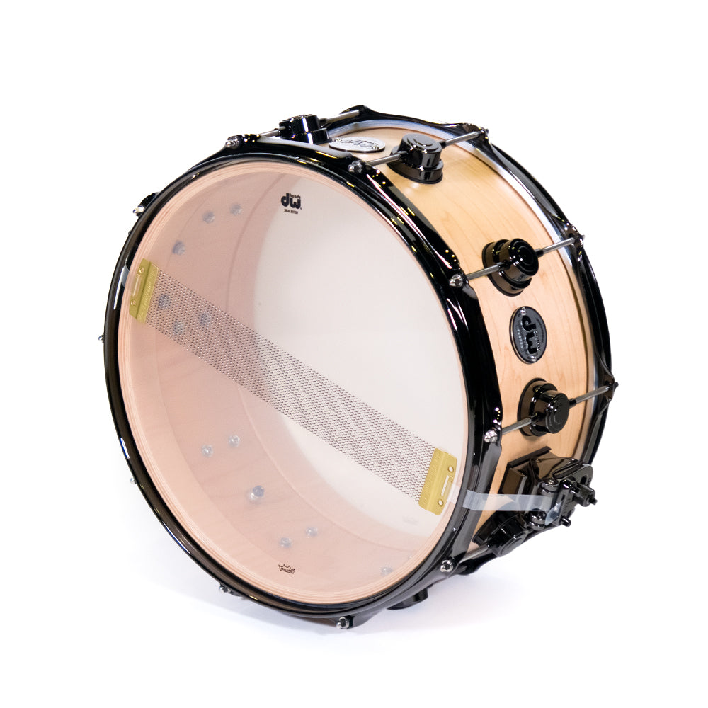 DW Drums Collector's Series® Caja 14x6.5" Natural Satin Oil / HW Niquelado Negro